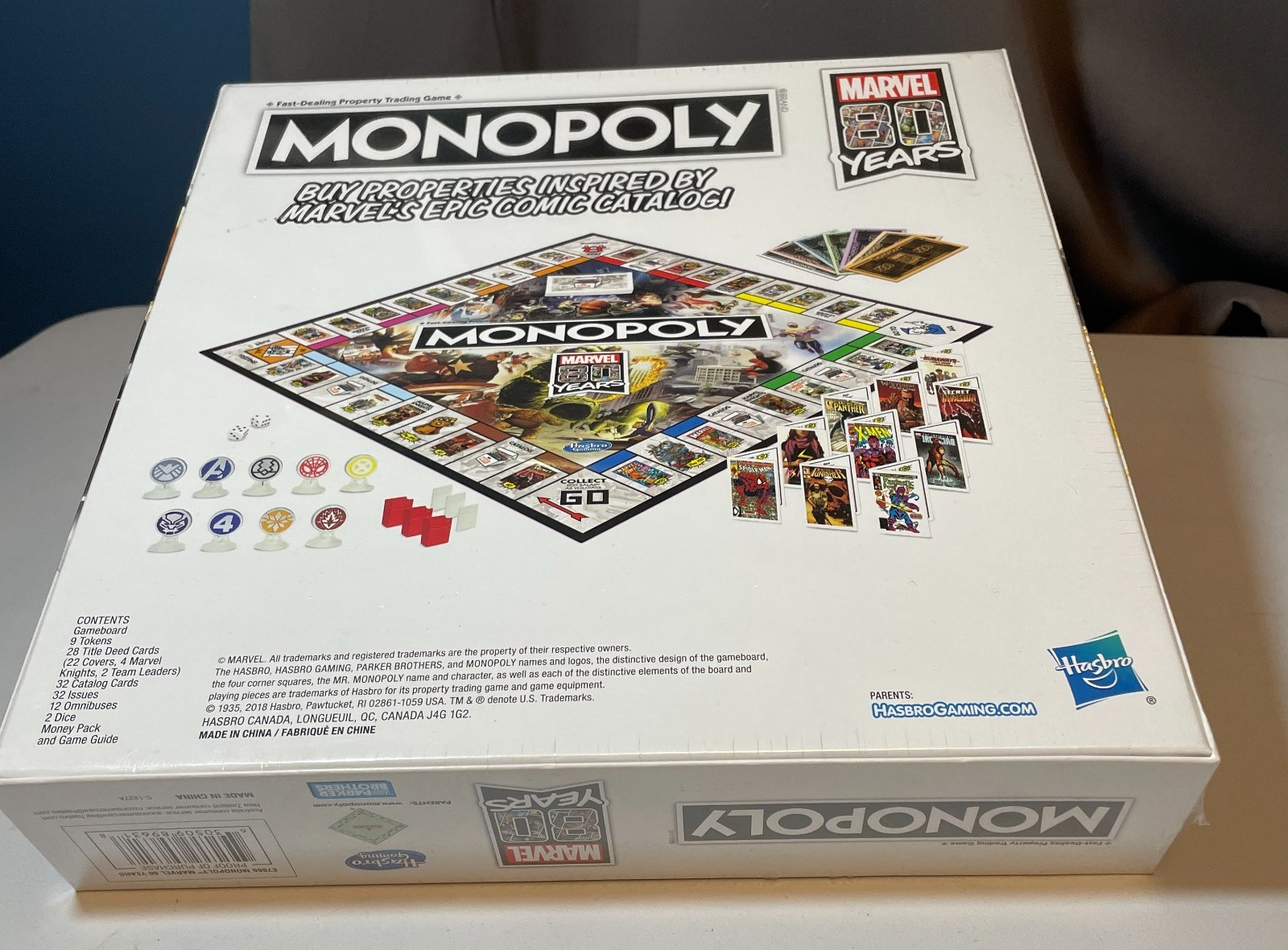 Monopoly MARVEL 80 YEARS Brand New / Factory Sealed 2018 Iron Man Thor Spiderman