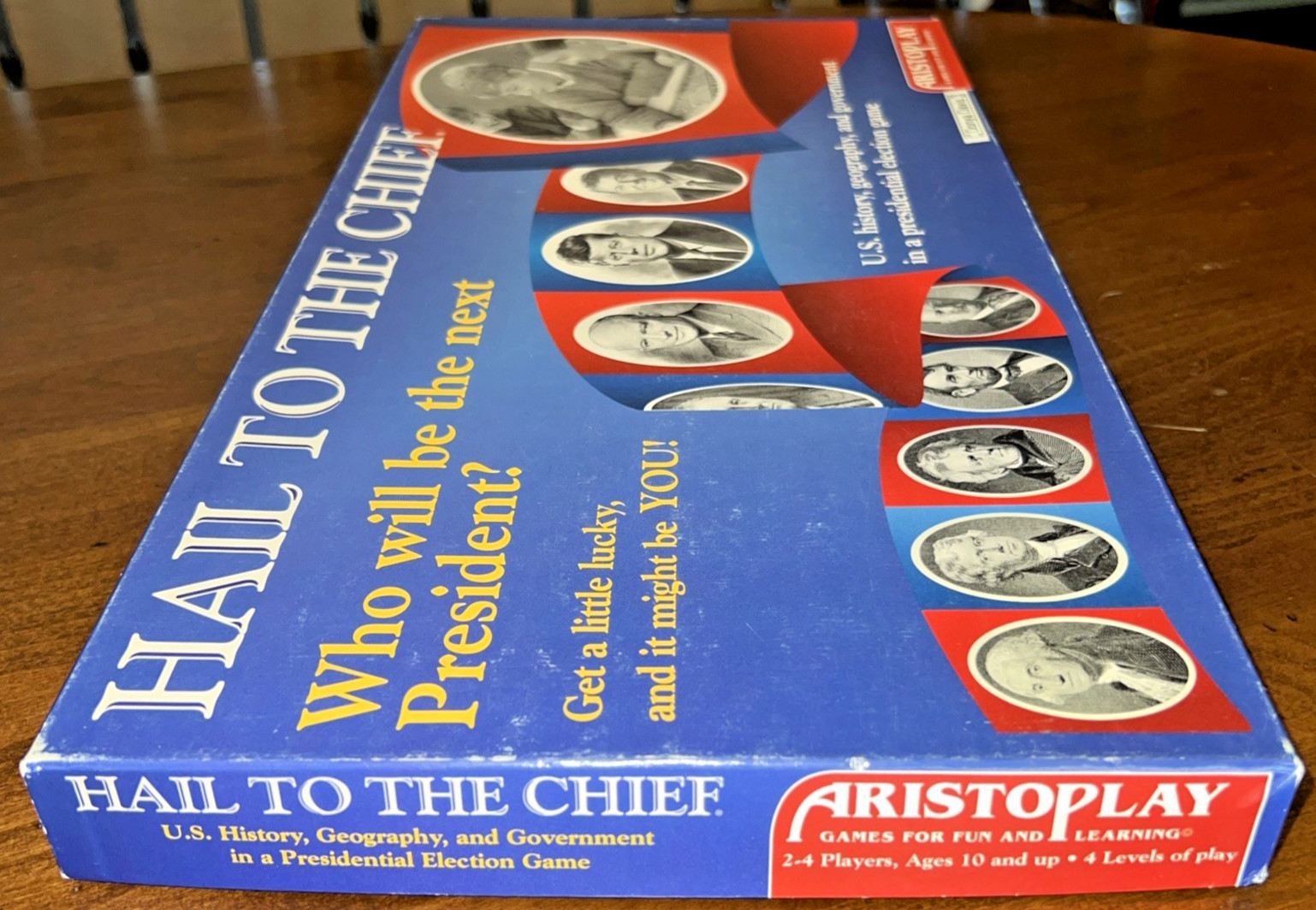 Hail To The Chief Board Game Aristoplay 1995 Presidents