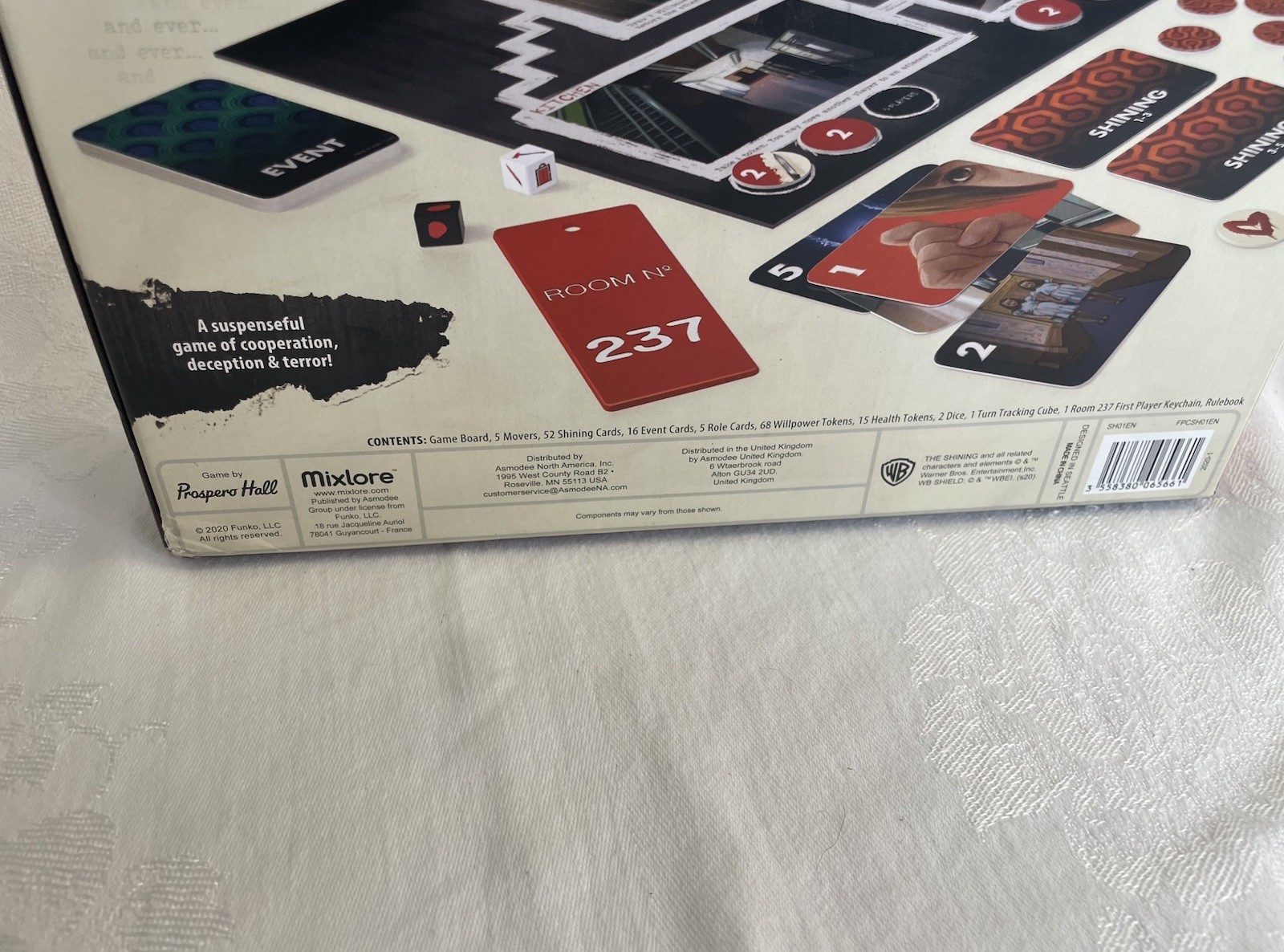 The Shining Board Game New Open Box Complete 3–5 Players Horror