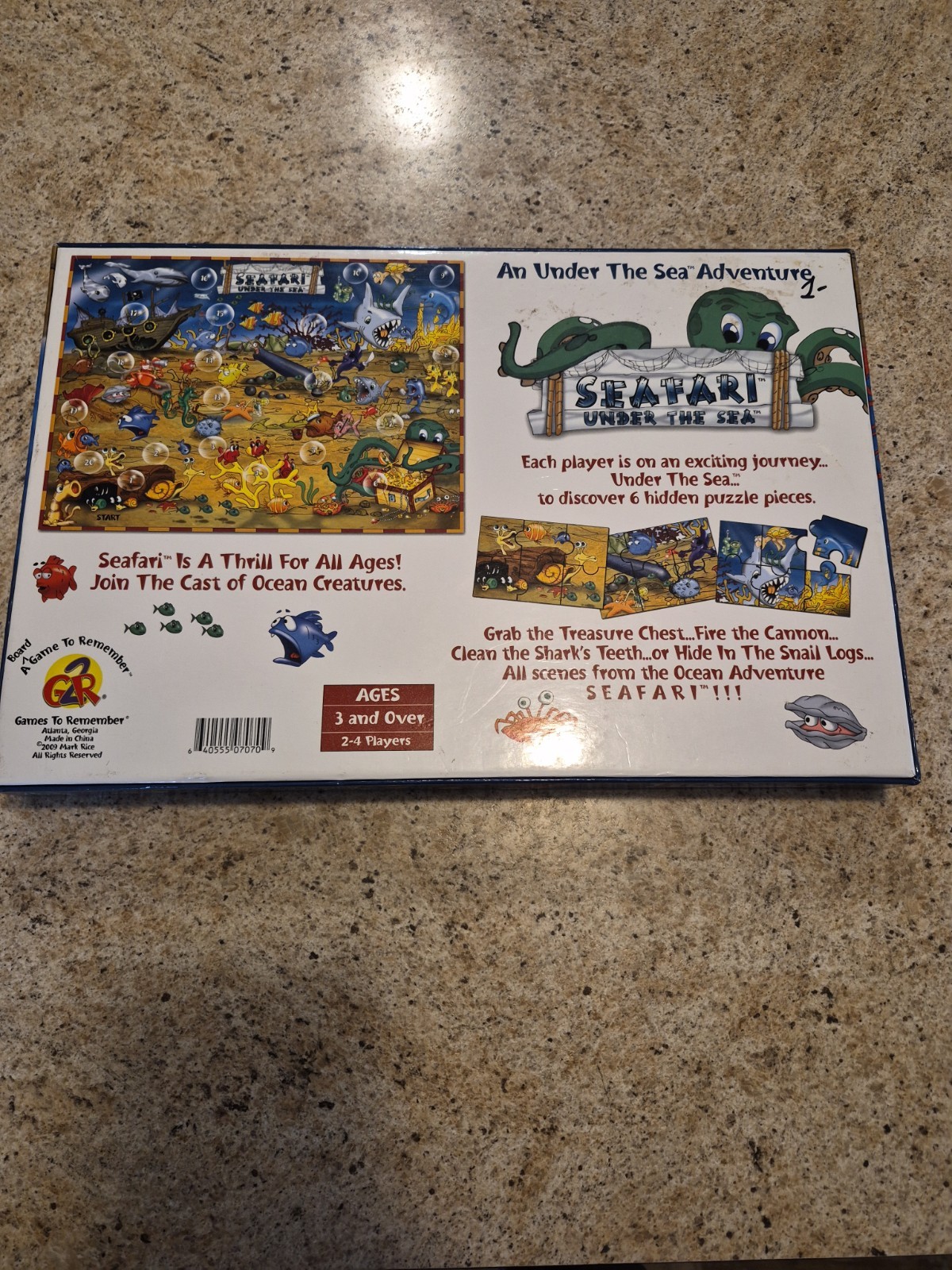 “SEAFARI Under The Sea” Children’s Board Game, 2009