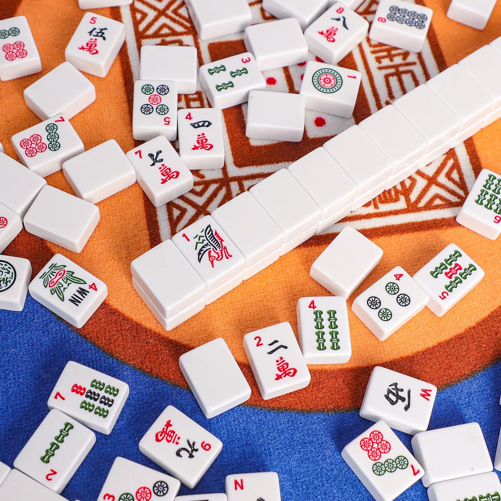 GUSTARIA 1.2” American Mahjong Tiles, 166 4.6 x 8.9 x 1.9 inches, White