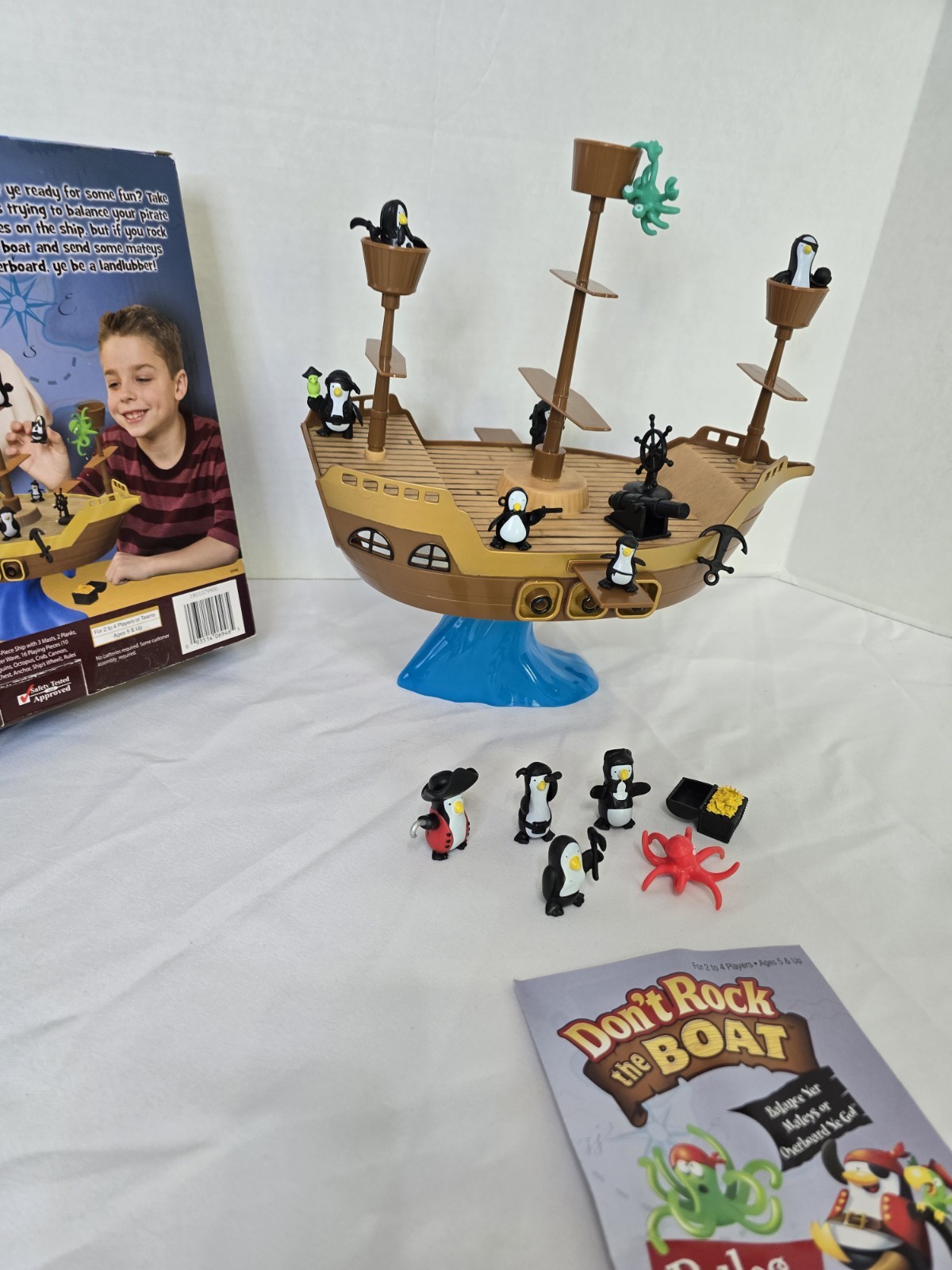 ​Don’t Rock The Boat Pirate Game 100% Complete PlayMonster Penguin Balancing
