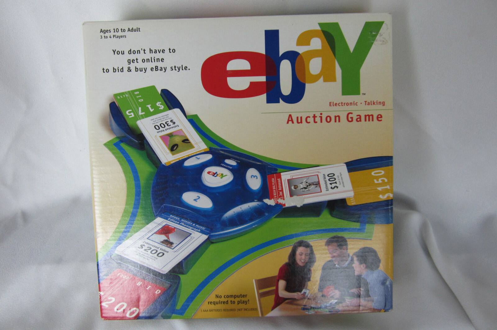 Hasbro Parker Brothers Ebay Auction Electronic Game Complete #40144 New in box