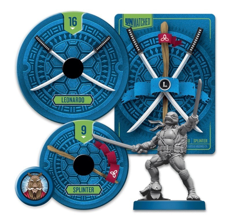 Unmatched Adventures Teenage Mutant Ninja Turtles TMNT Board Game Restoration