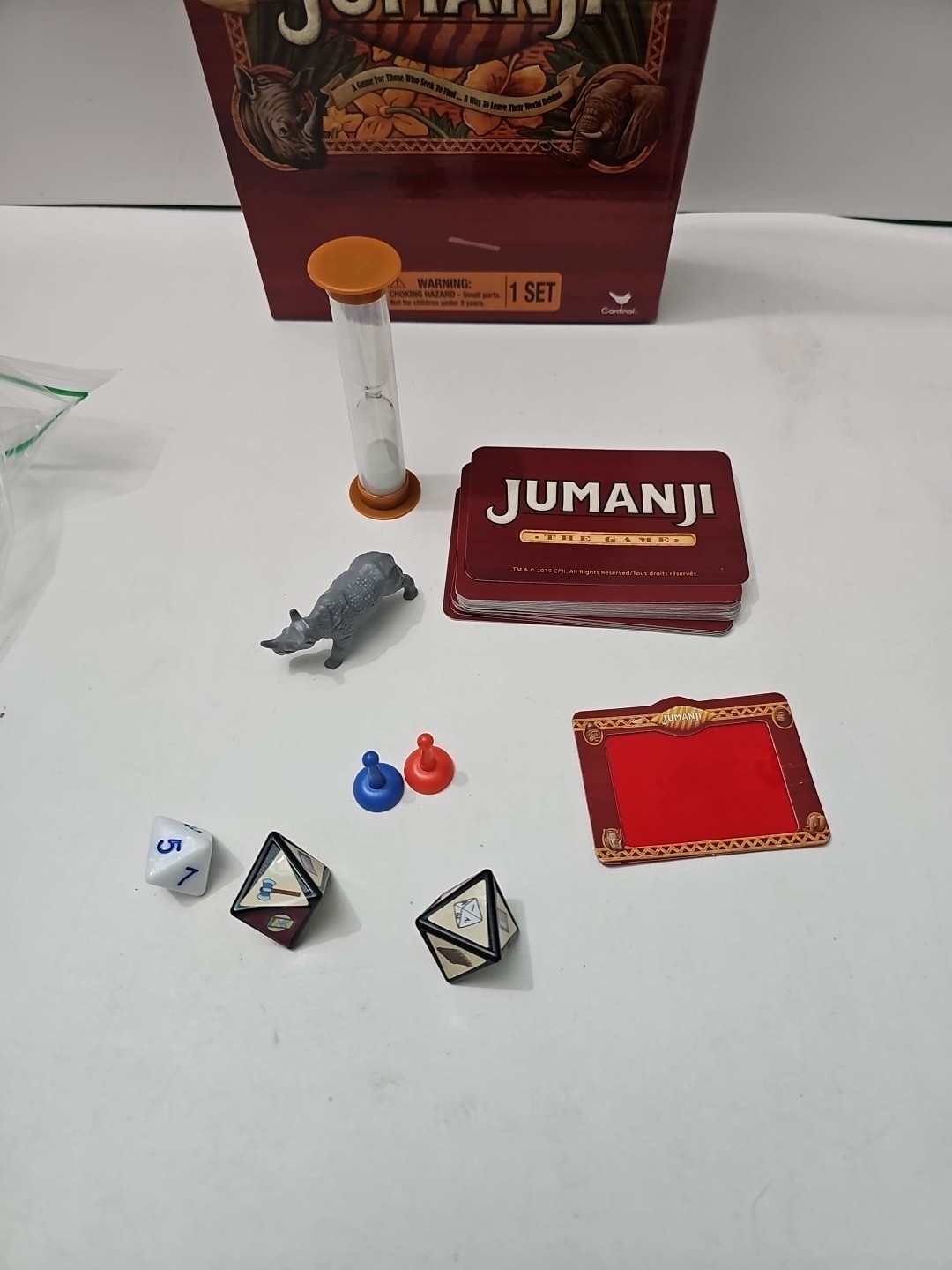 Jumanji Ready To Roll Games Age 5+ Fast Paced Game by Cardinal Travel Size