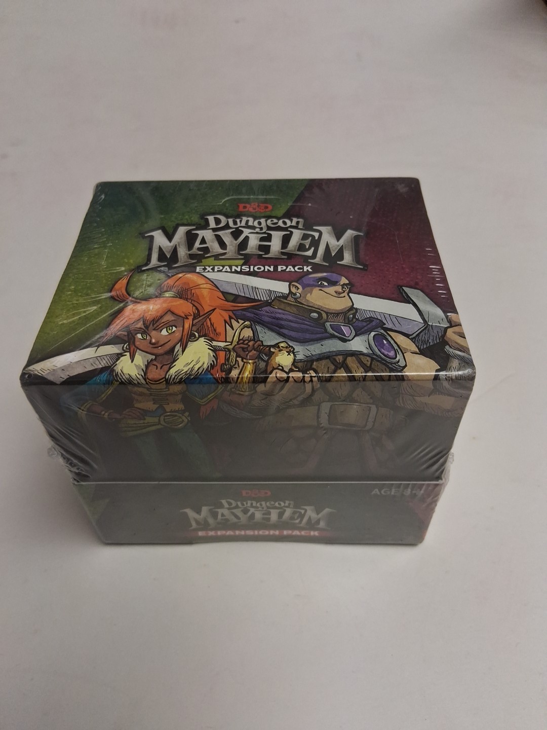 D&D Dungeon Mayhem 8 Expansion Packs Card Game Battle Baldur Gate FREE SHIPPING