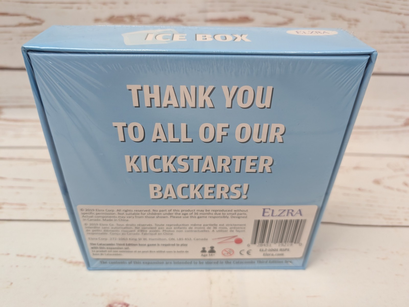 Catacombs Ice Box Kickstarter Expansion Elzra Games Board Game NIS Dexterity