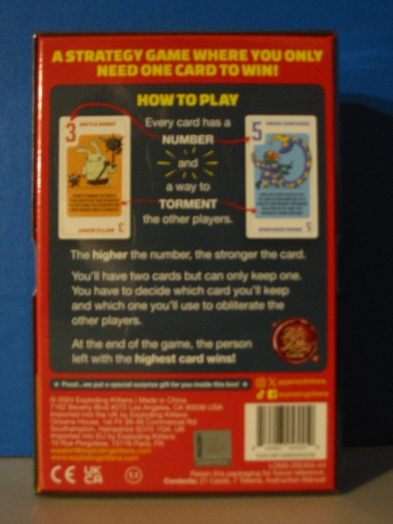 Power Hungry Pets Card Game – 2023 Exploding Kittens New Factory sealed