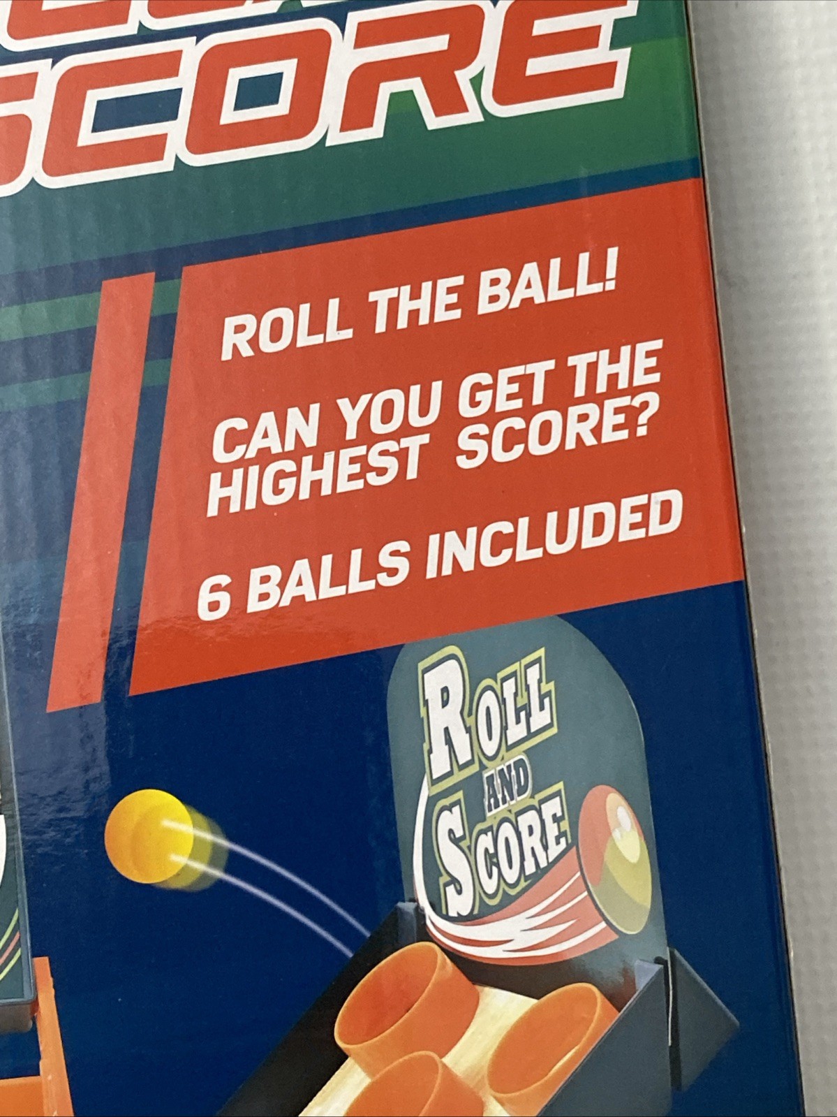 Tabletop Roll And Score Skeeball Arcade Game Play Right Portable Foldable New