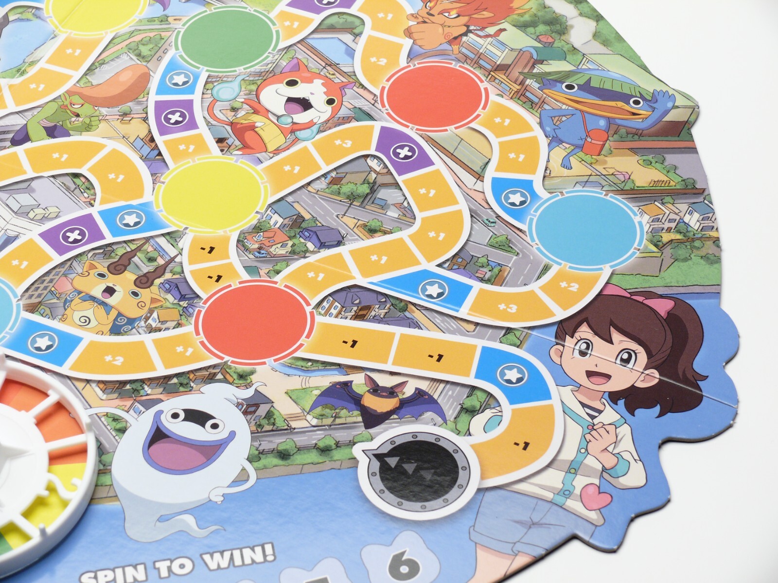 The Game of Life Yo-kai Yokai Watch Edition Board Game Hasbro 97% W/ Instruction