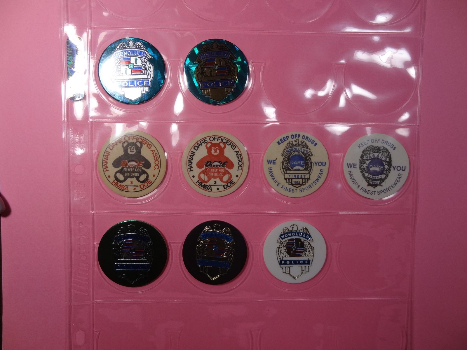 Pogs * HAWAII * POLICE * MISCELLANEOUS * DARE * Honolulu