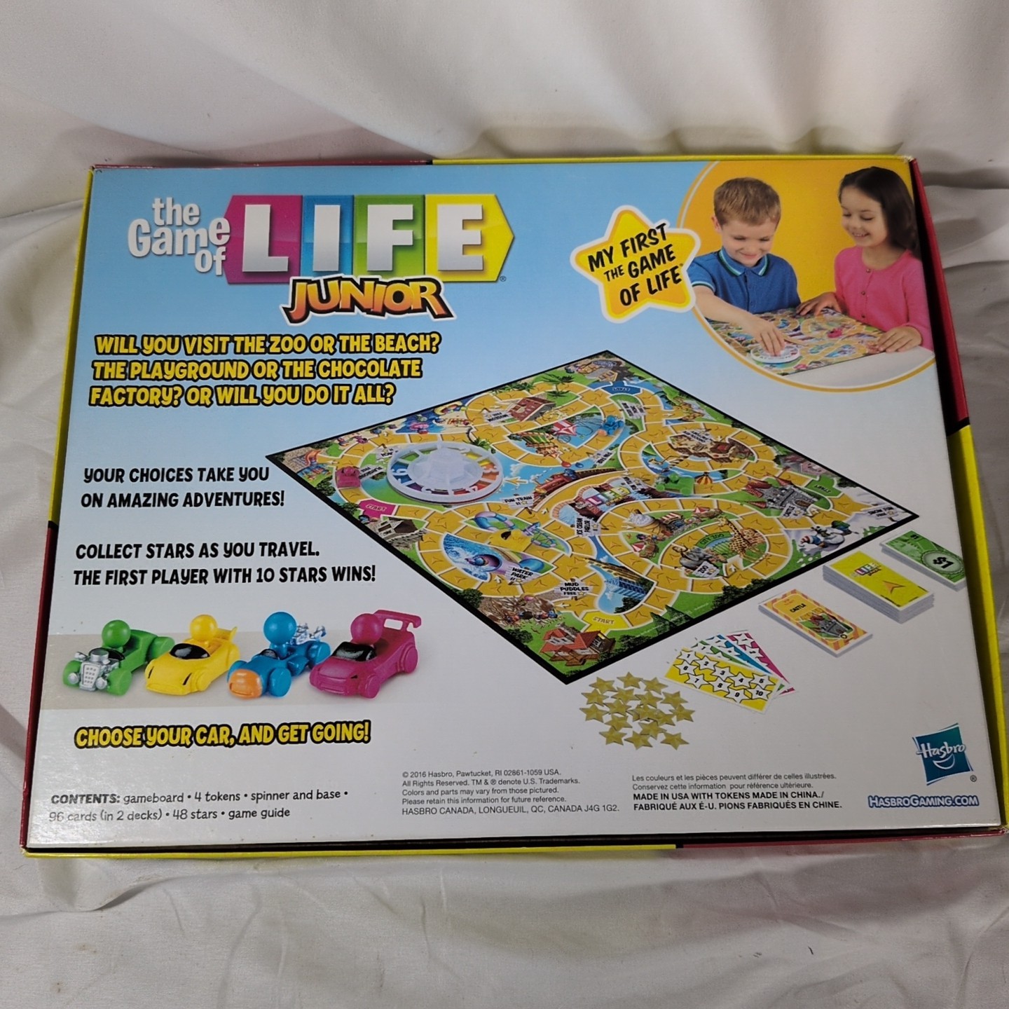 The Game of Life Junior Board Game Hasbro Gaming Used Complete Great Condition