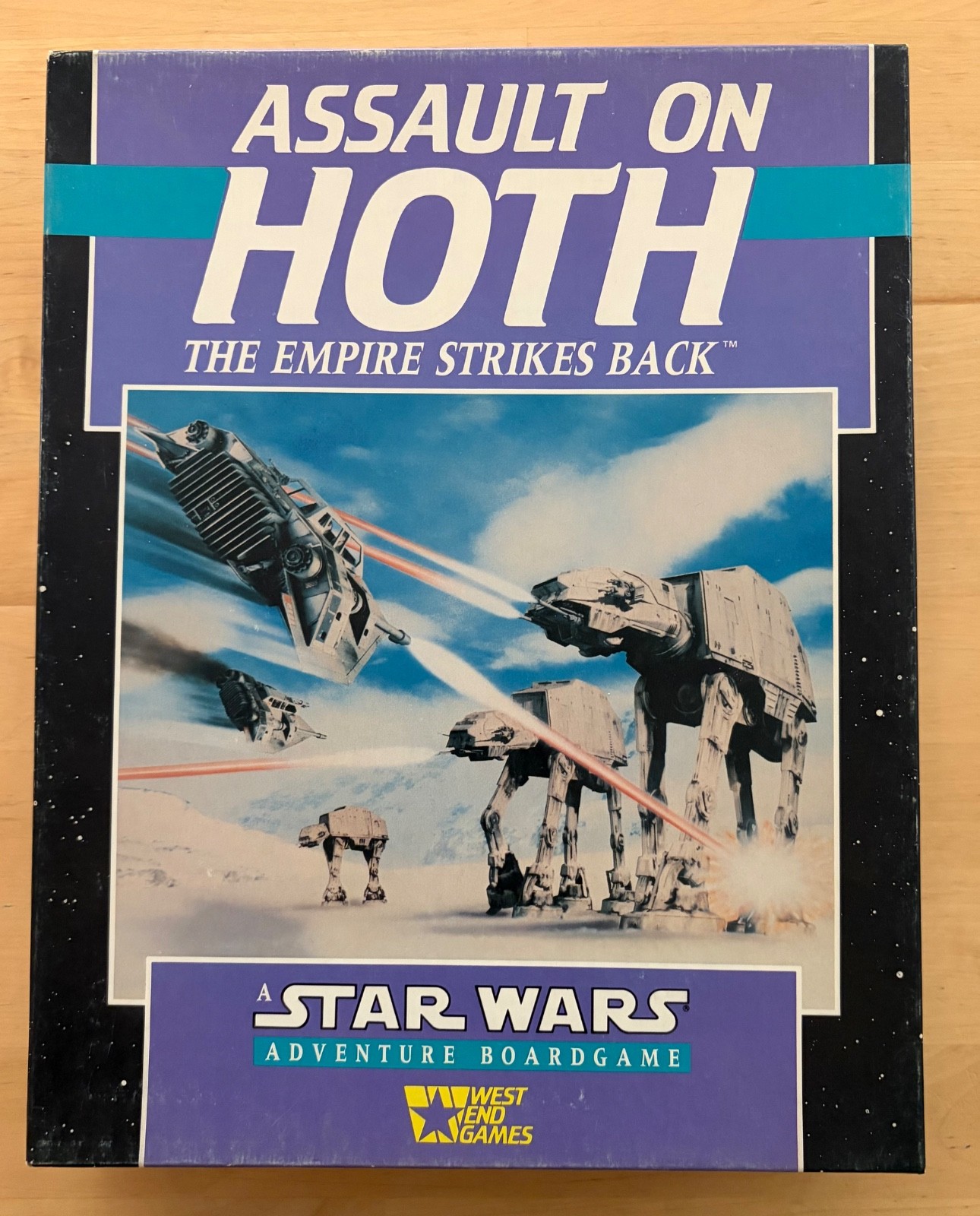 Assault on Hoth Star Wars Boardgame from West End Games 1988 Complete