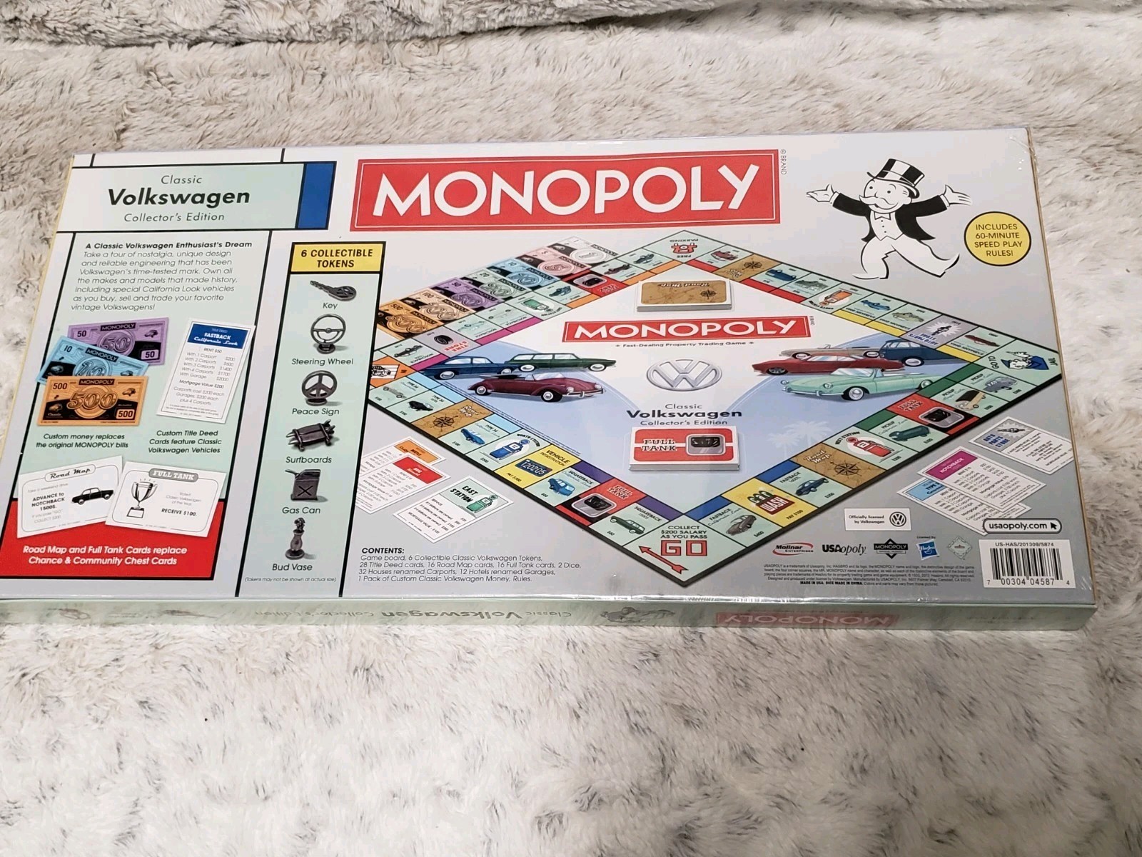 RARE SEALED Monopoly Classic Volkswagen VW Collector’s Edition Board Game NEW