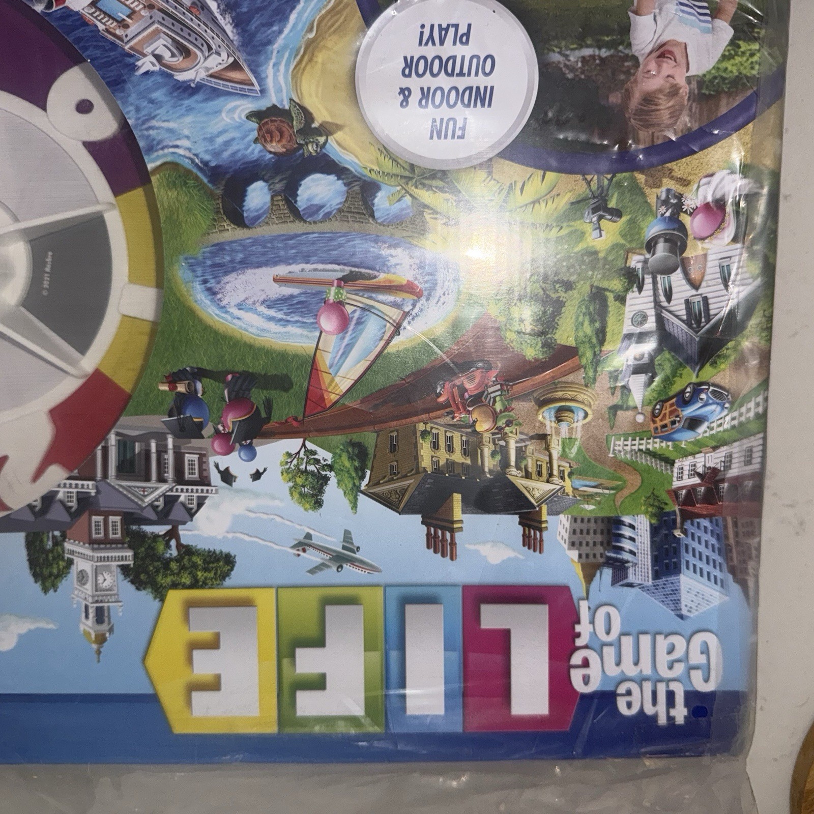 The Game of Life Giant Edition Family Board Game Big Oversized Indoor Outdoor