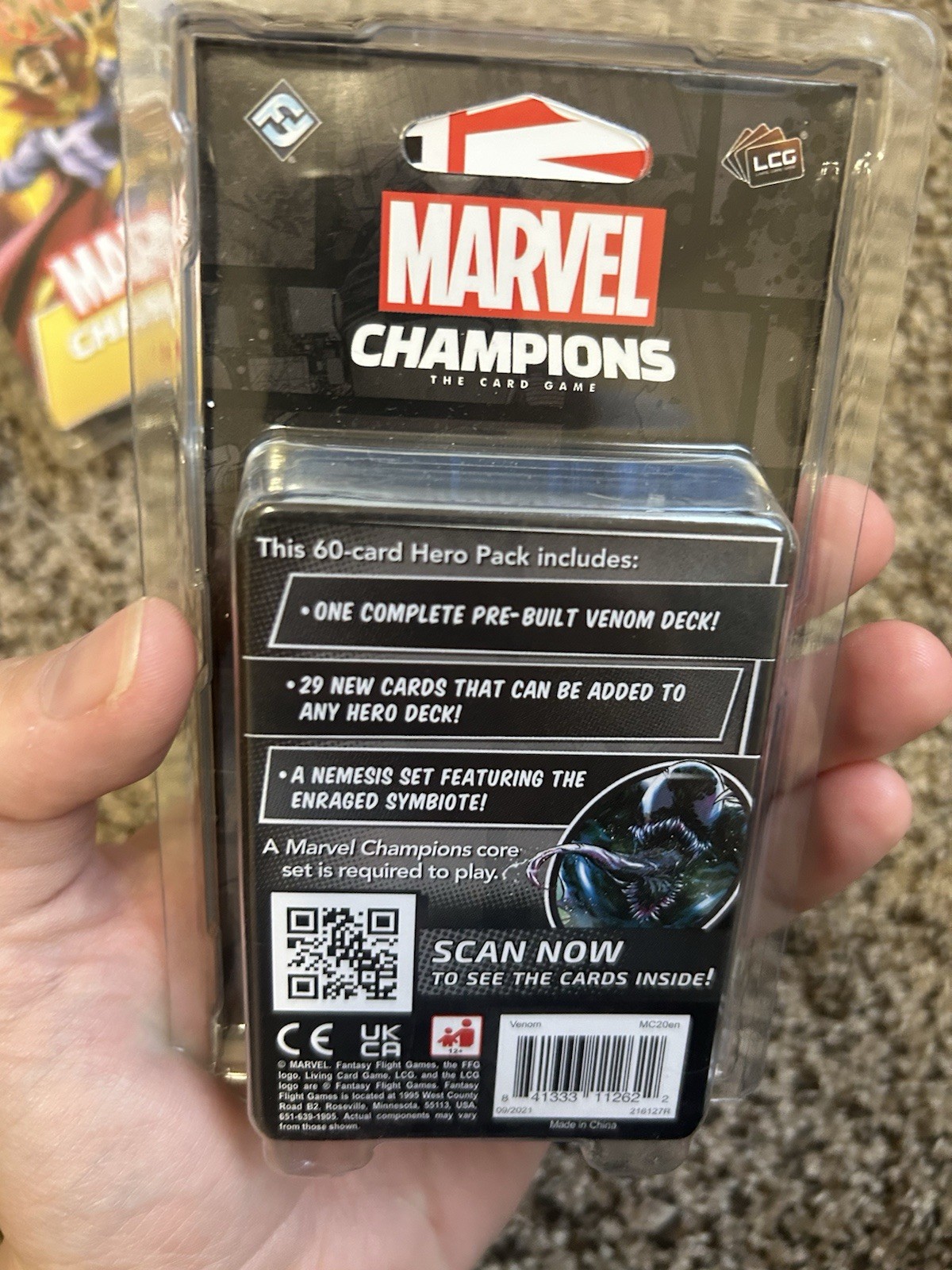 FFG Marvel Champions Venom Hero Pack