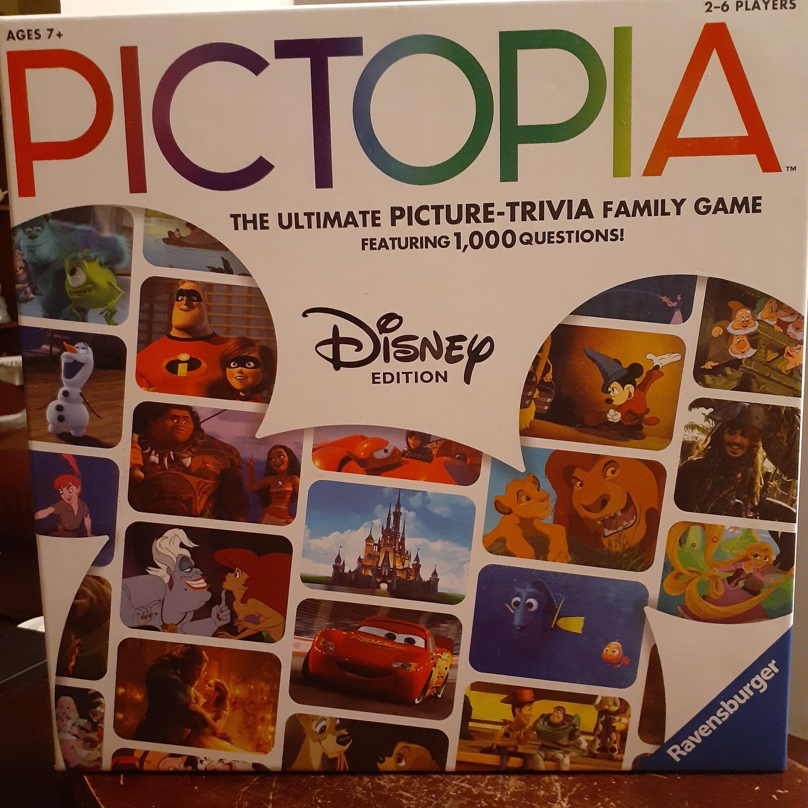 PICTOPIA: DISNEY EDITION Board Game PICTURE TRIVIA FAMILY AGES 7+ NEW 1000 Quest
