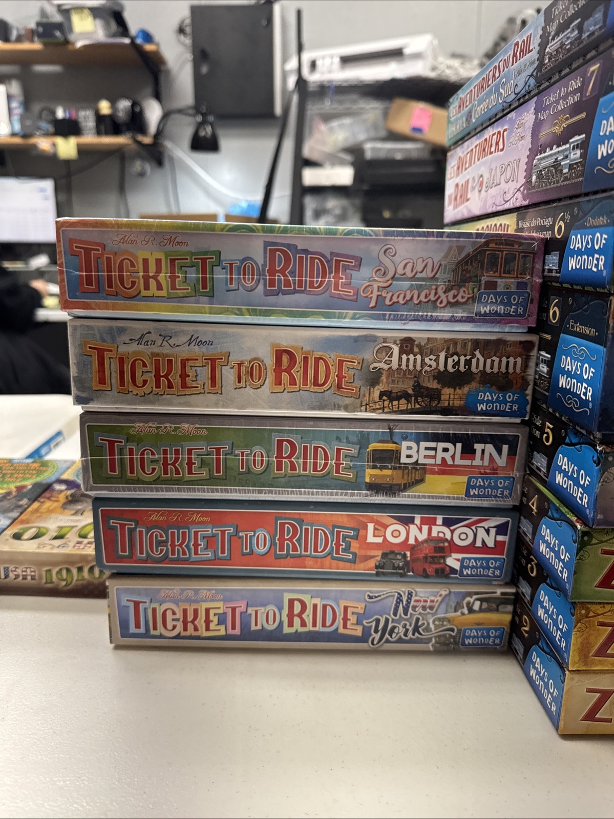 Ticket To Ride- EXPANSION LOT x21 ticket to ride expansions (used & new) ng31101