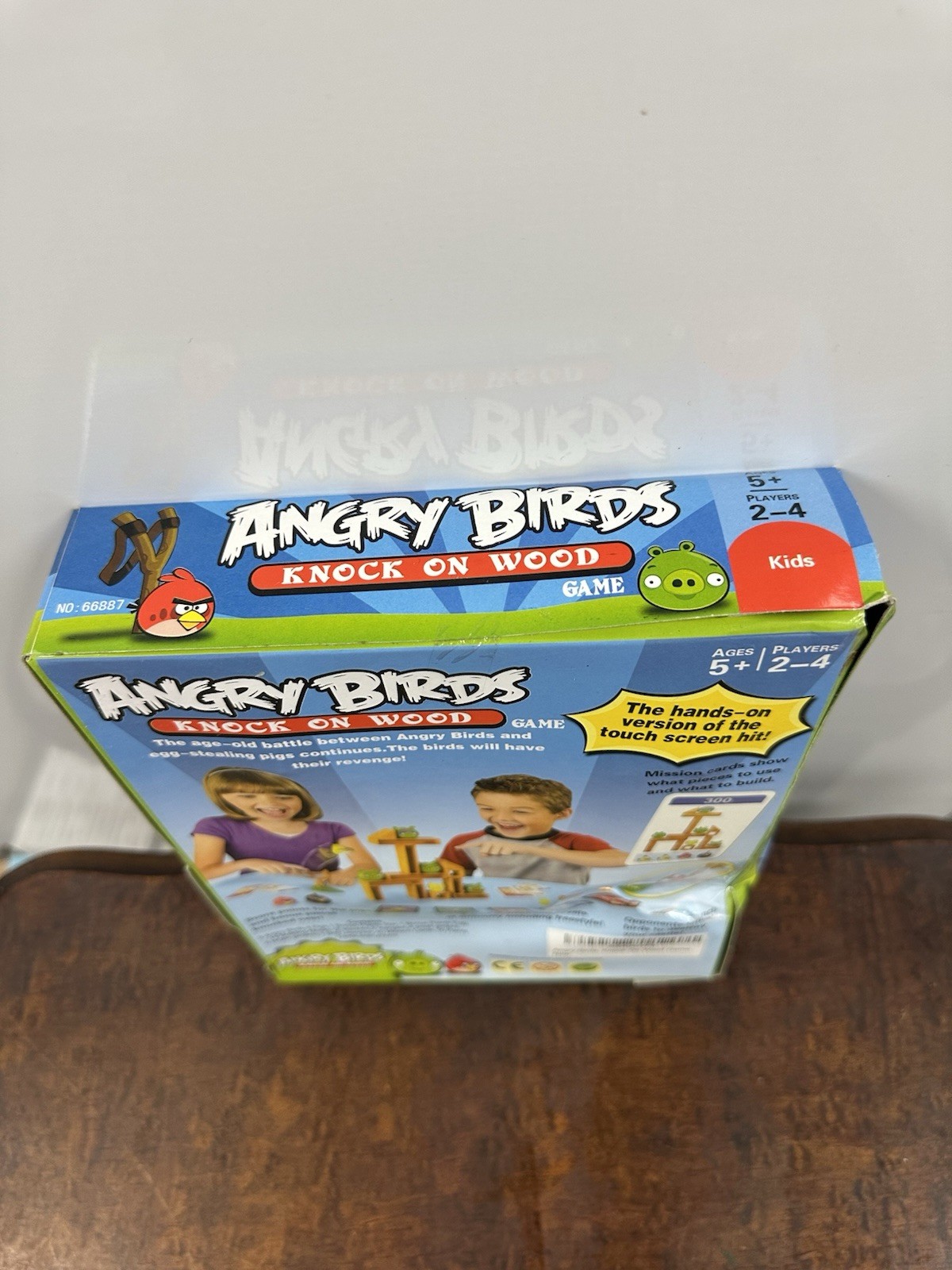 NEW SEALED 2010 Angry Birds Knock on Wood Game Mattel Complete Kids Play