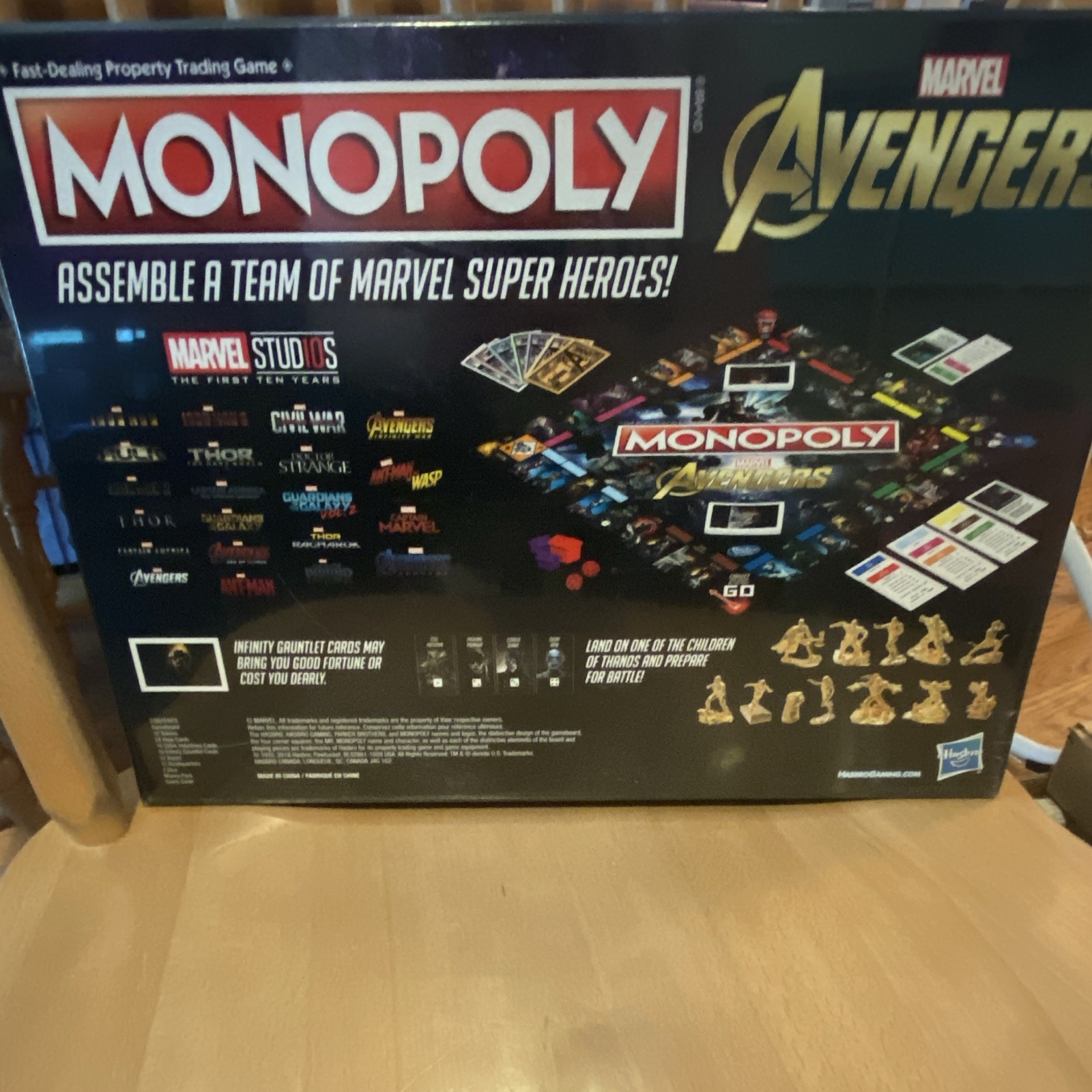 Hasbro Monopoly: Marvel Avengers Complete Board Game, Ages 8+ (Unopened)