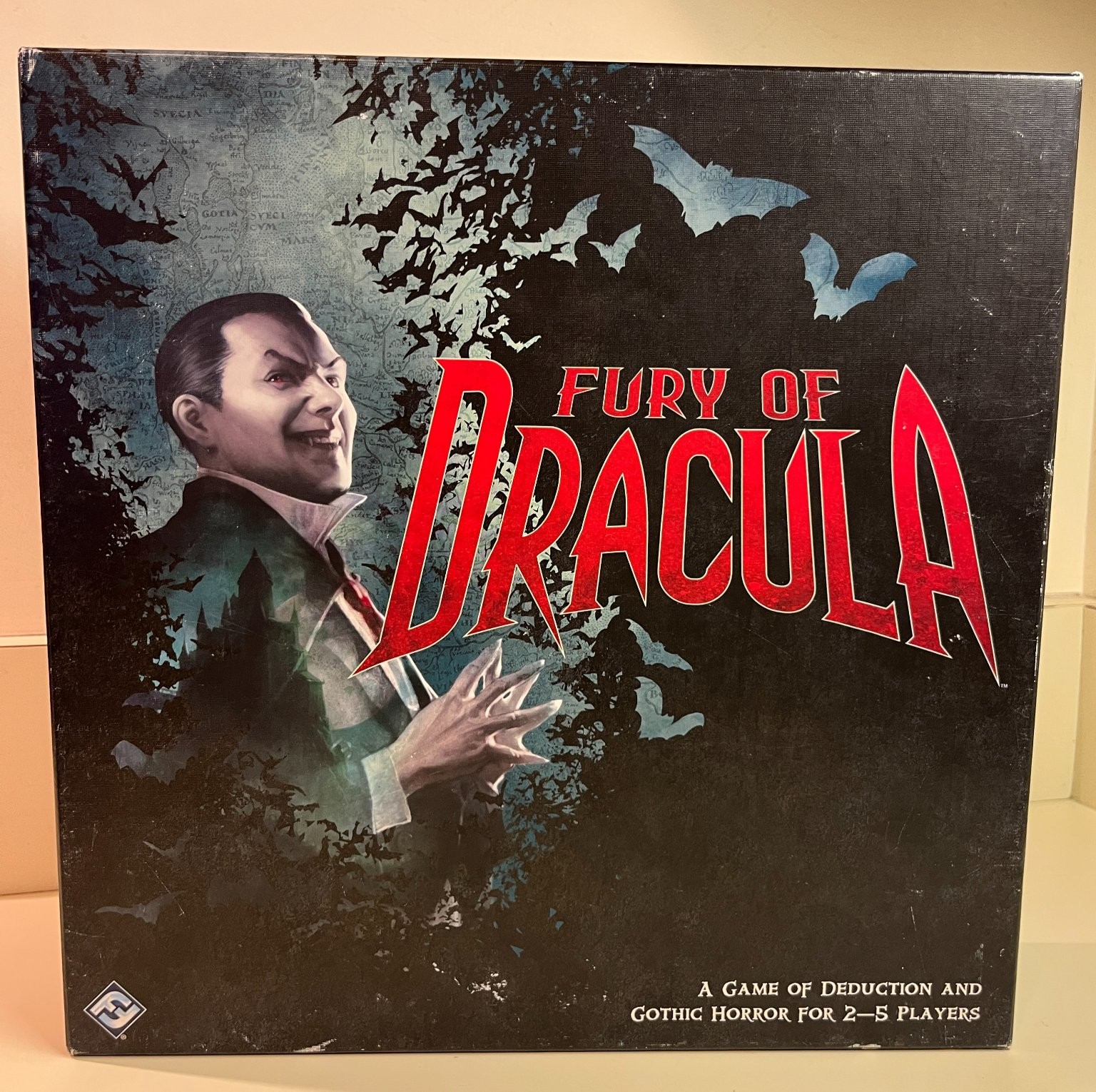 Fury of Dracula Board Game Third Edition, Fantasy Flight Gothic Horror, Complete
