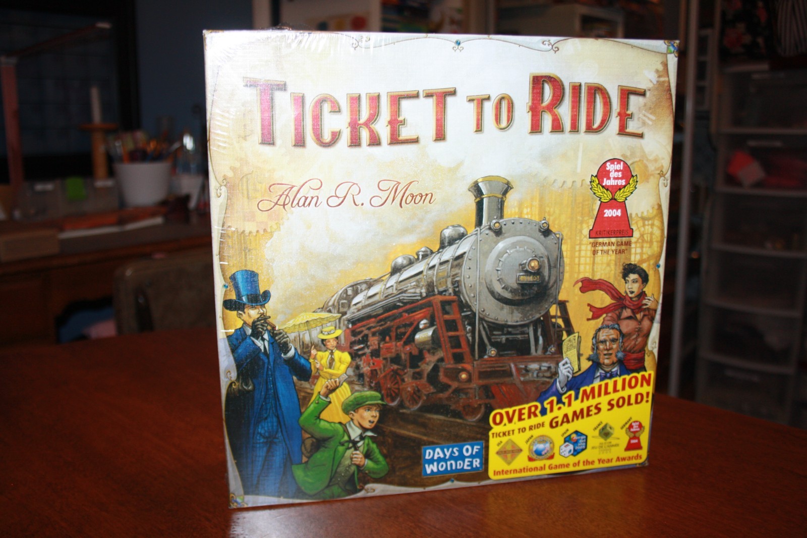 Ticket To Ride Board Game by Alan R. Moon – Days of Wonder 2007 – New in Shrink!