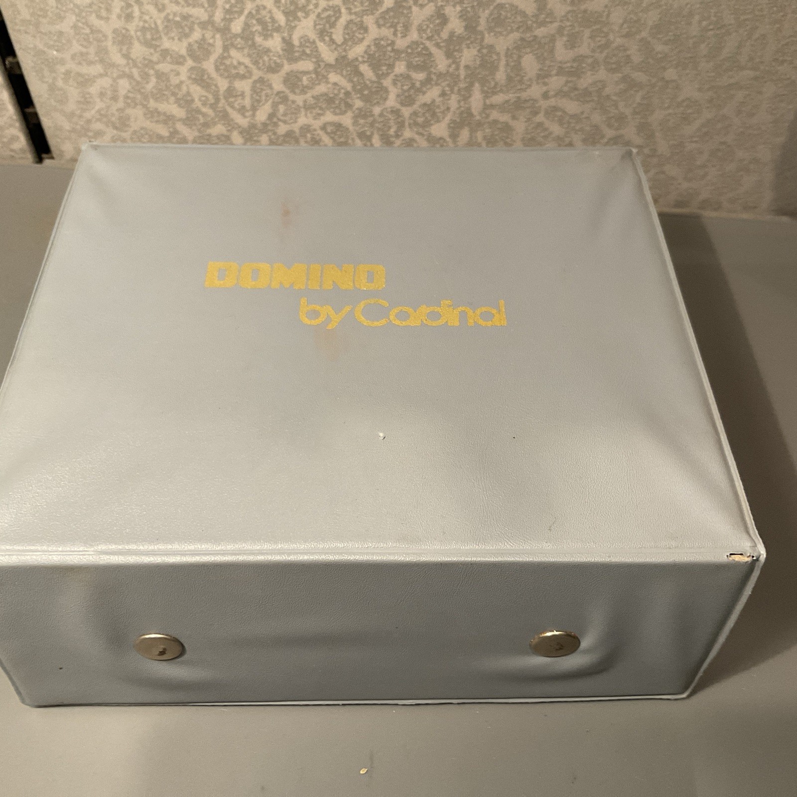 Domino By Cardinal With 135 Dominos And Gray Vinyl Case