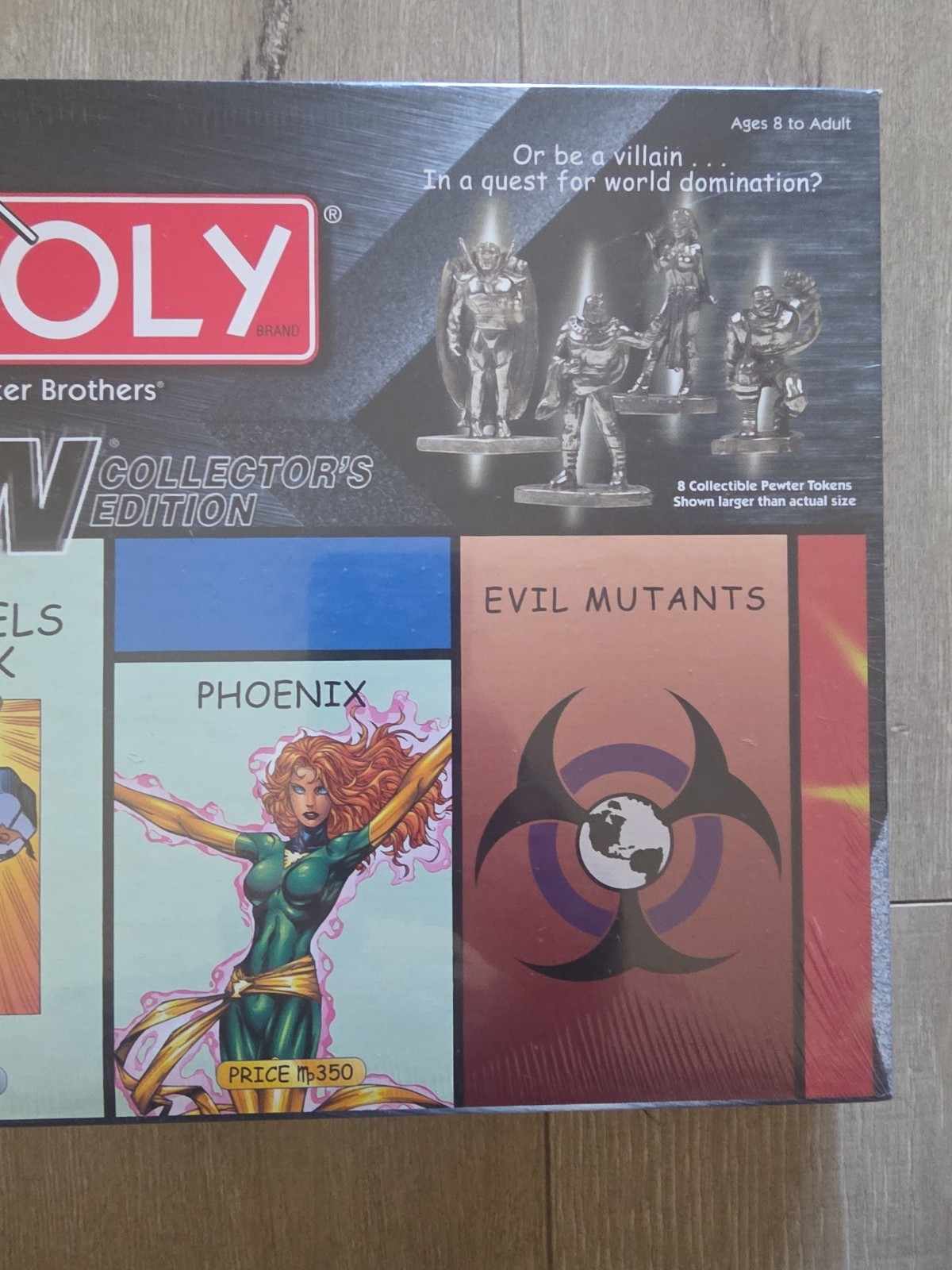 Vintage Monopoly X-Men Collector’s Edition Board Game 2000 Hasbro New Sealed