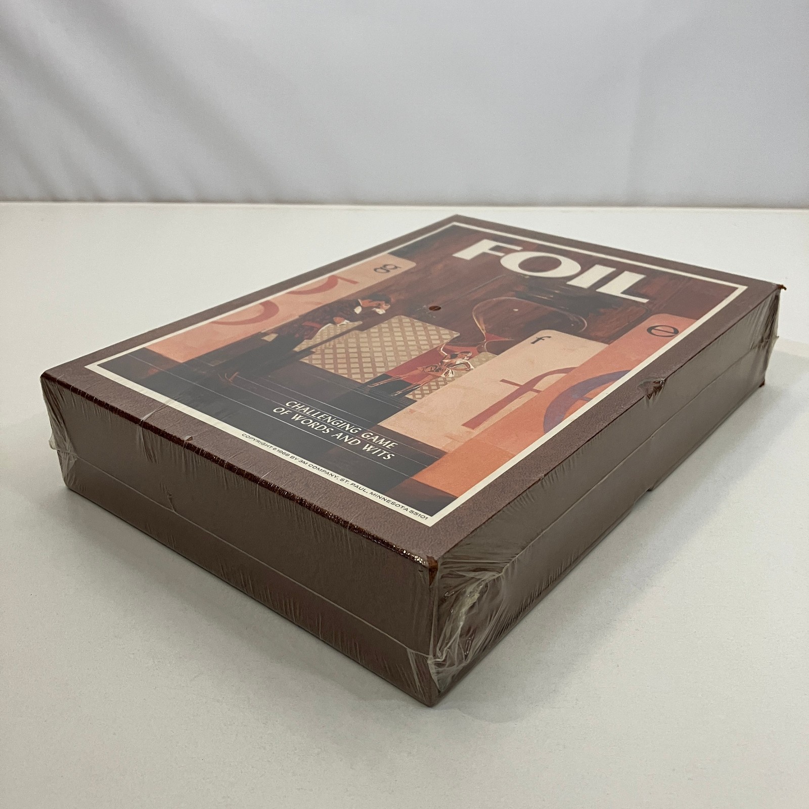 Foil Challenging Game of Words and Wits Vintage 1969 SEALED 3M Bookshelf Game