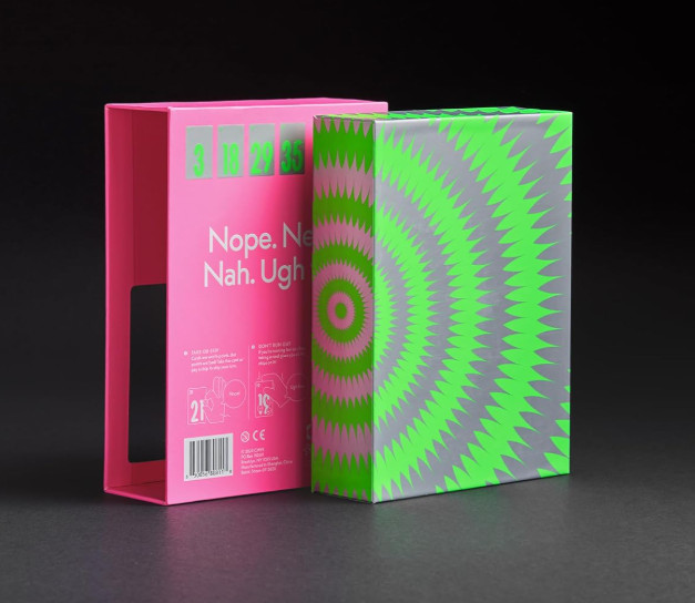 CMYK No Thanks Card Game Magenta Edition Deluxe Modern Tabletop Board Game New