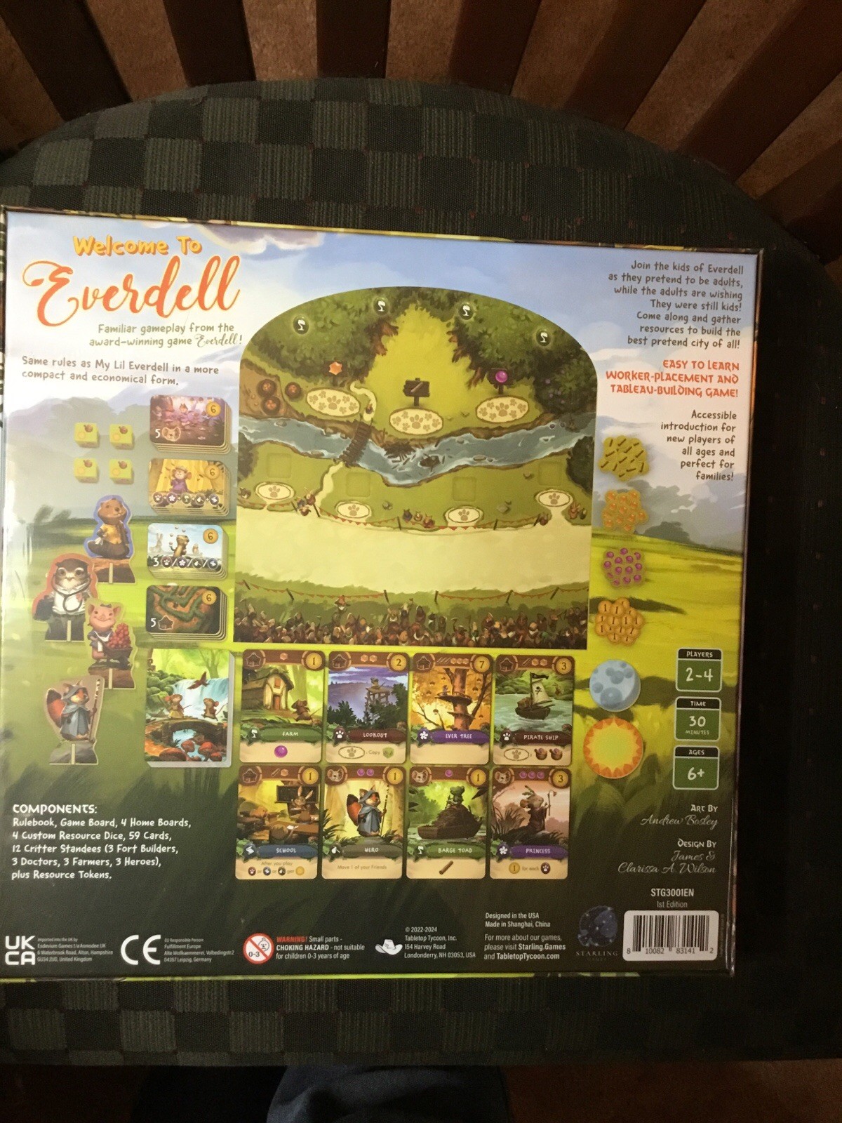 Welcome To Everdell Board Game New 6+ Starling Games