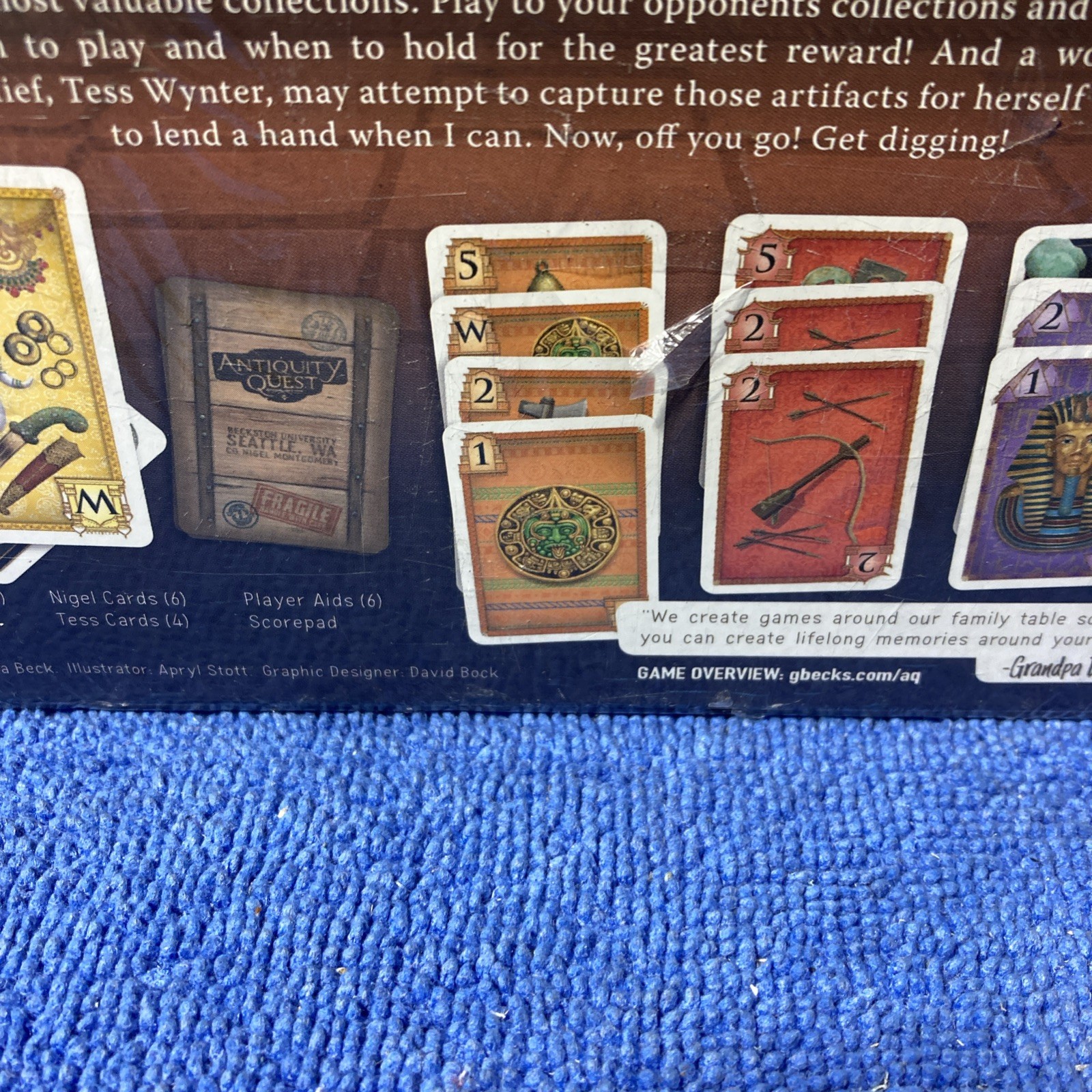 Antiquity Quest (Brand New, Sealed) Grandpa Beck’s Games