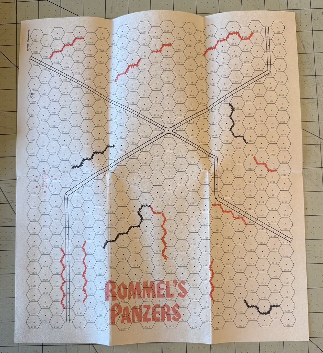 Metagaming MicroHistory MicroHistory #1 – Rommel’s Panzers Box New Old Stock