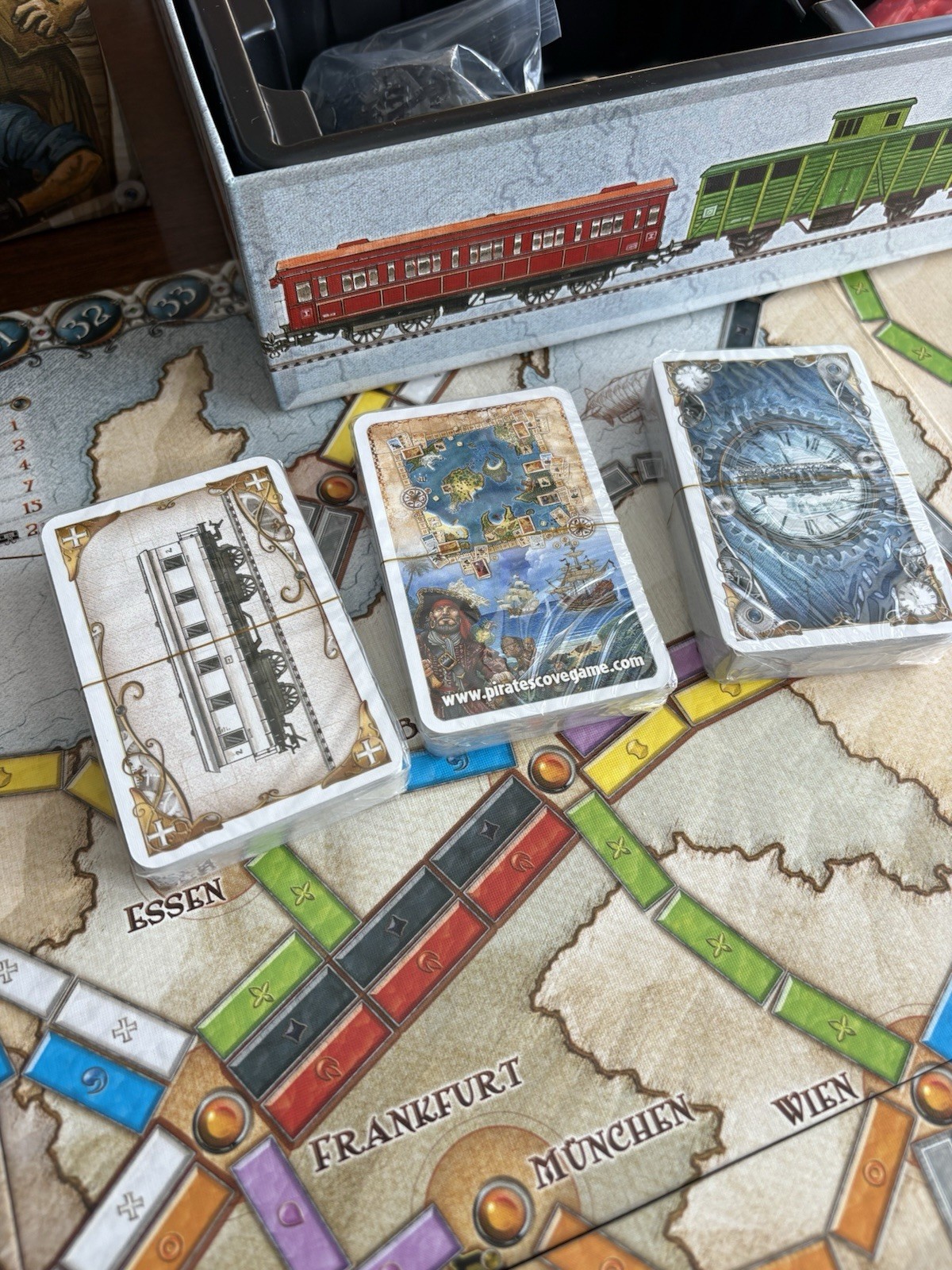 Days of Wonder Ticket to Ride Europe Board Game NEW! Open Box Sealed Cards