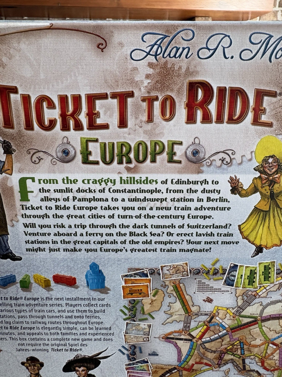 Days of Wonder Ticket to Ride Europe Board Game NEW! Open Box Sealed Cards