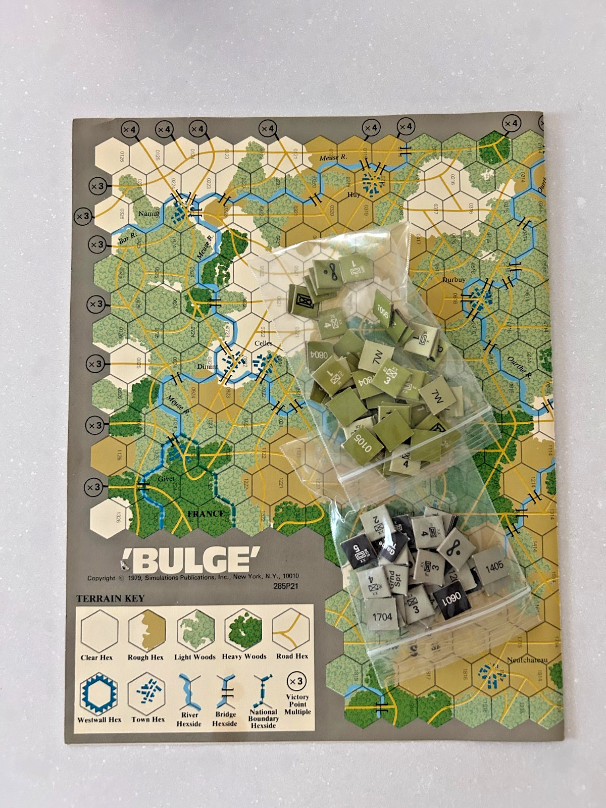 SPI board game, The Big Red One, First Division in the Battle of the Bulge