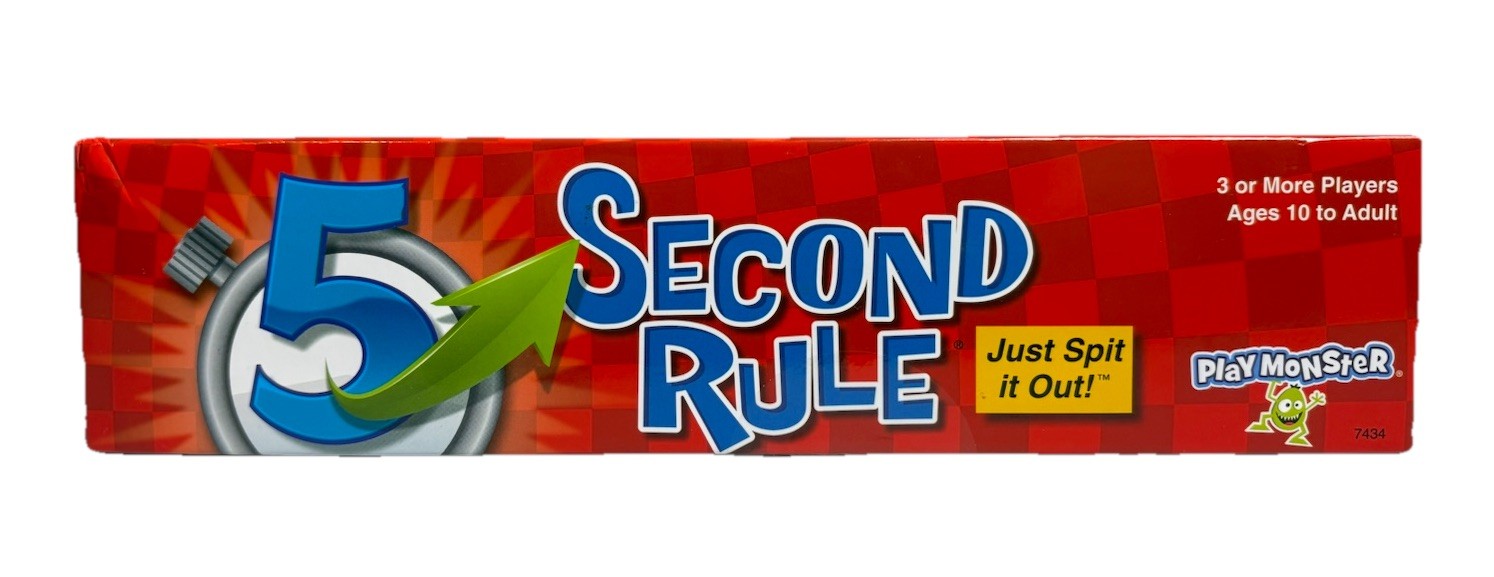 5 Second Rule Play Monster 3 or More Players Ages 10 to Adult Family Friendly