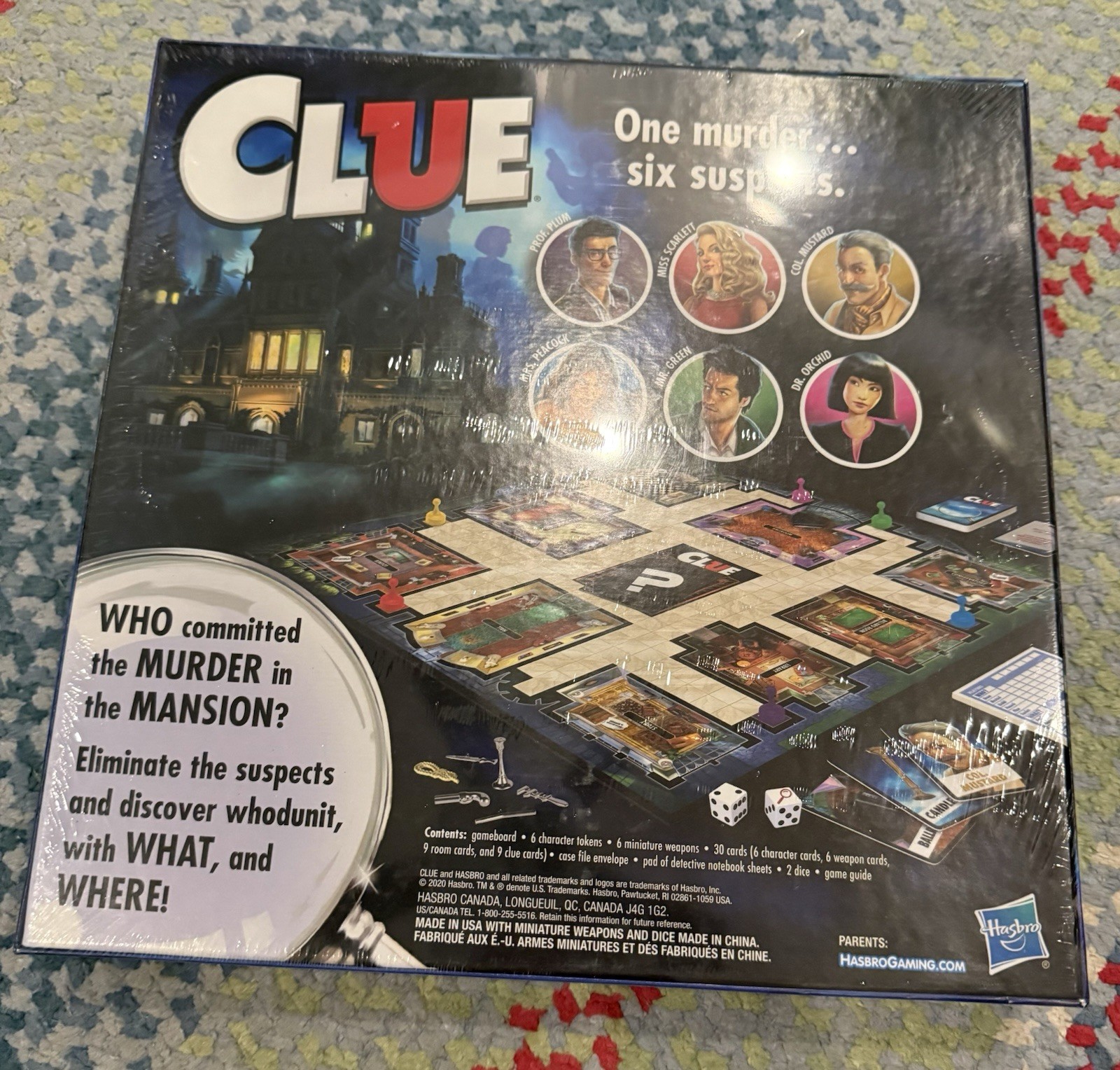 Hasbro Clue The Classic Mystery Board Game – A5826079