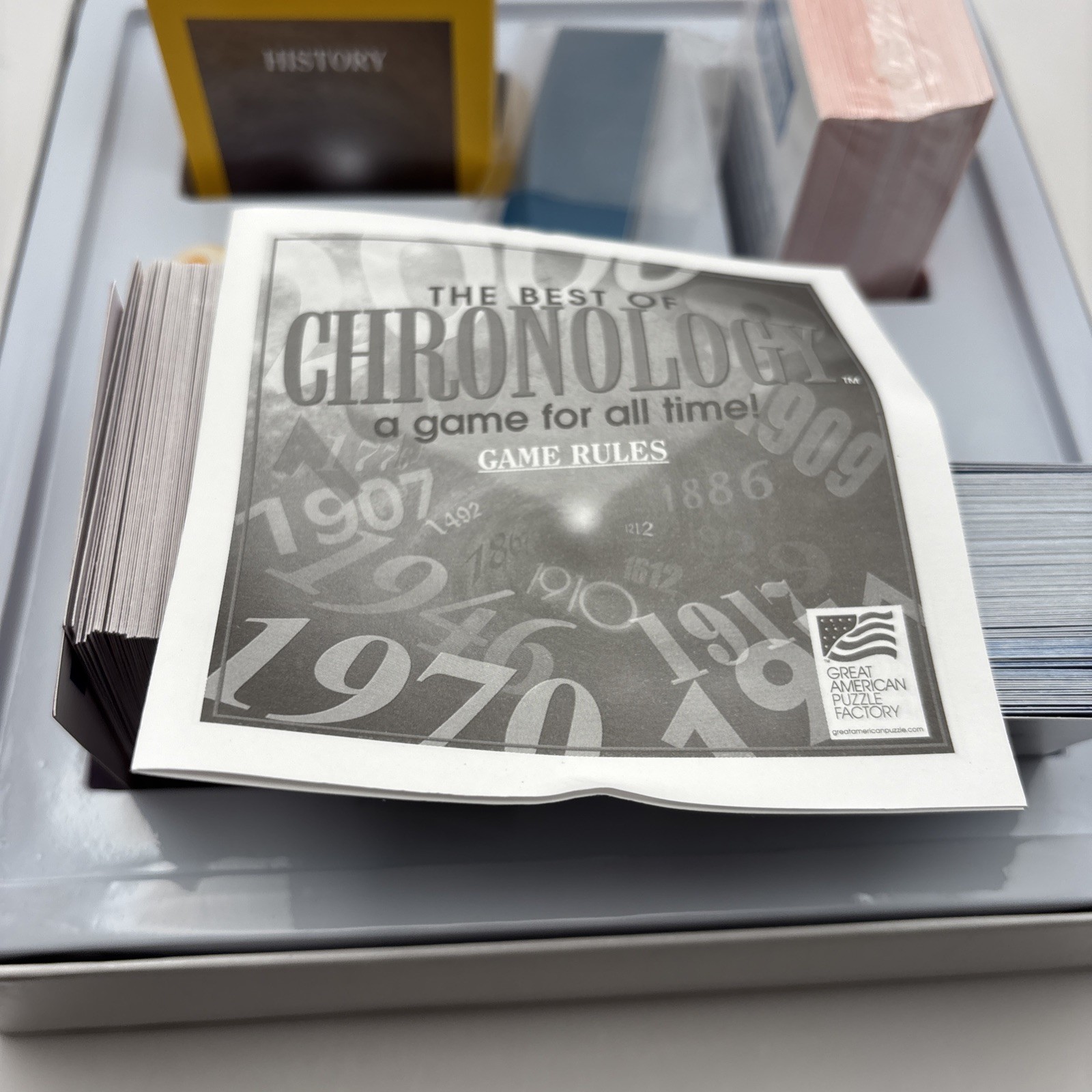 The Best of Chronology A Game for All Time 2-8 Players 9 to Adult – Used