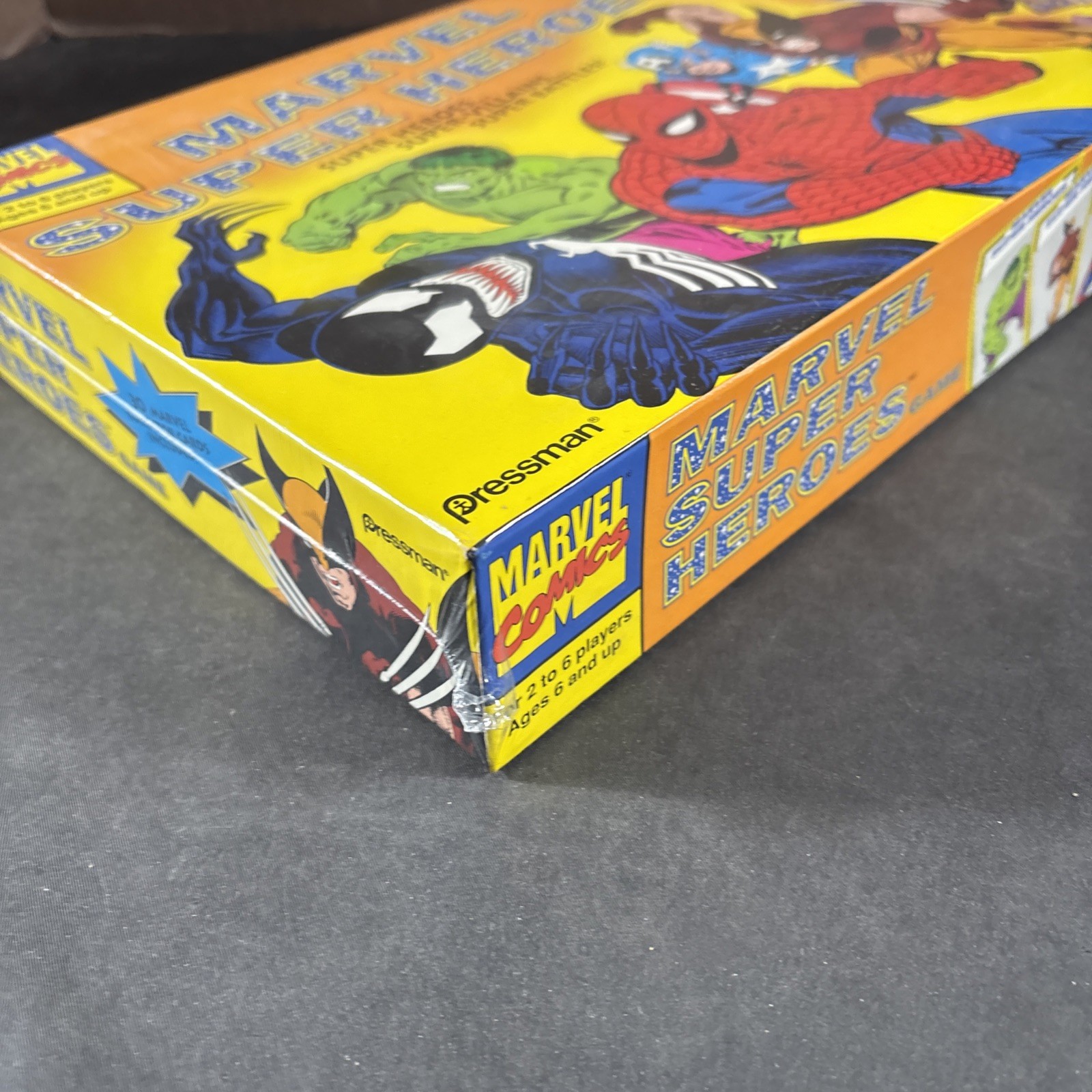 MARVEL COMICS SUPER HEROES VINTAGE BOARD GAME SEALED NEW PRESSMAN 1992