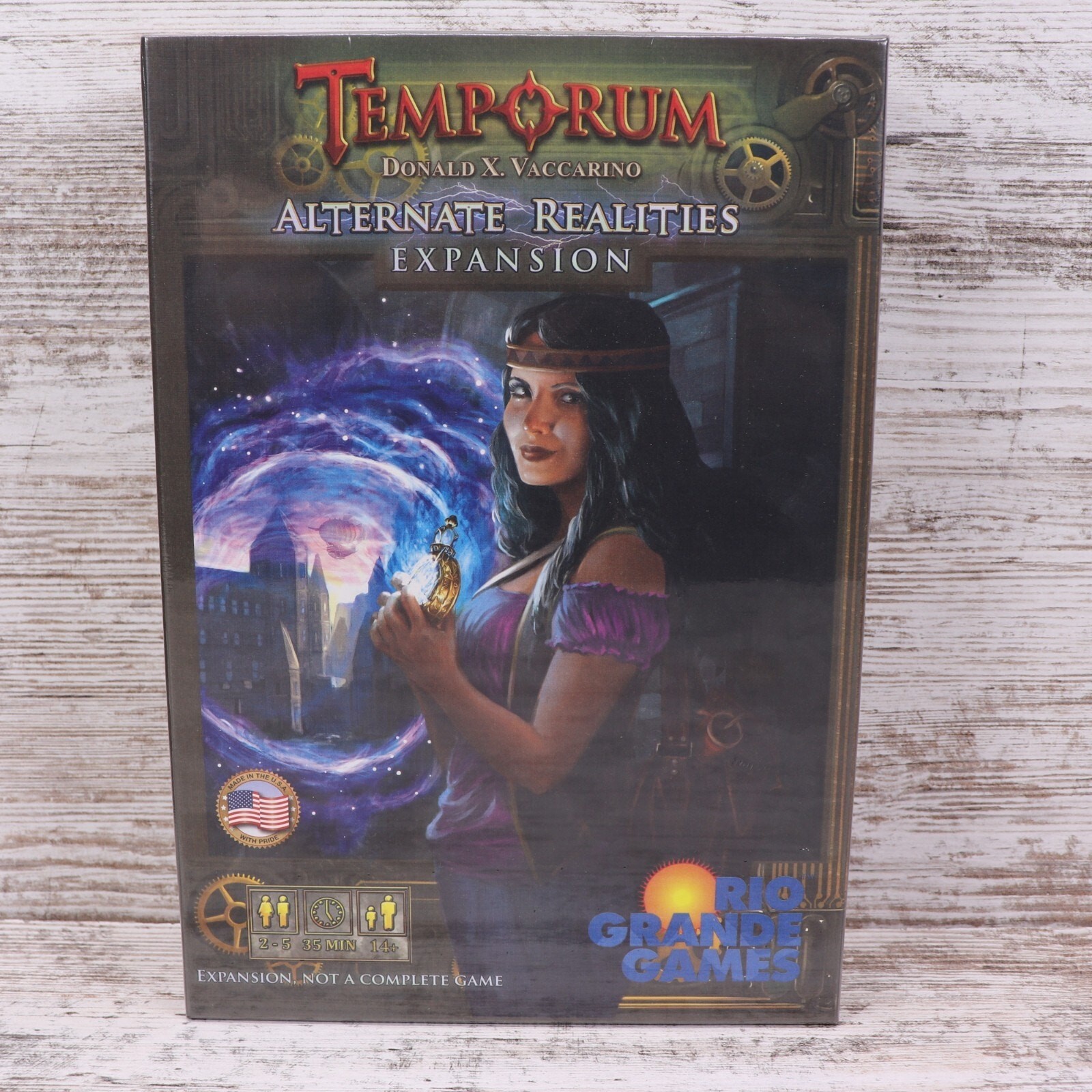 Temporum Board Game & Alternate Realities Expansion New Sealed Rio Grande Games