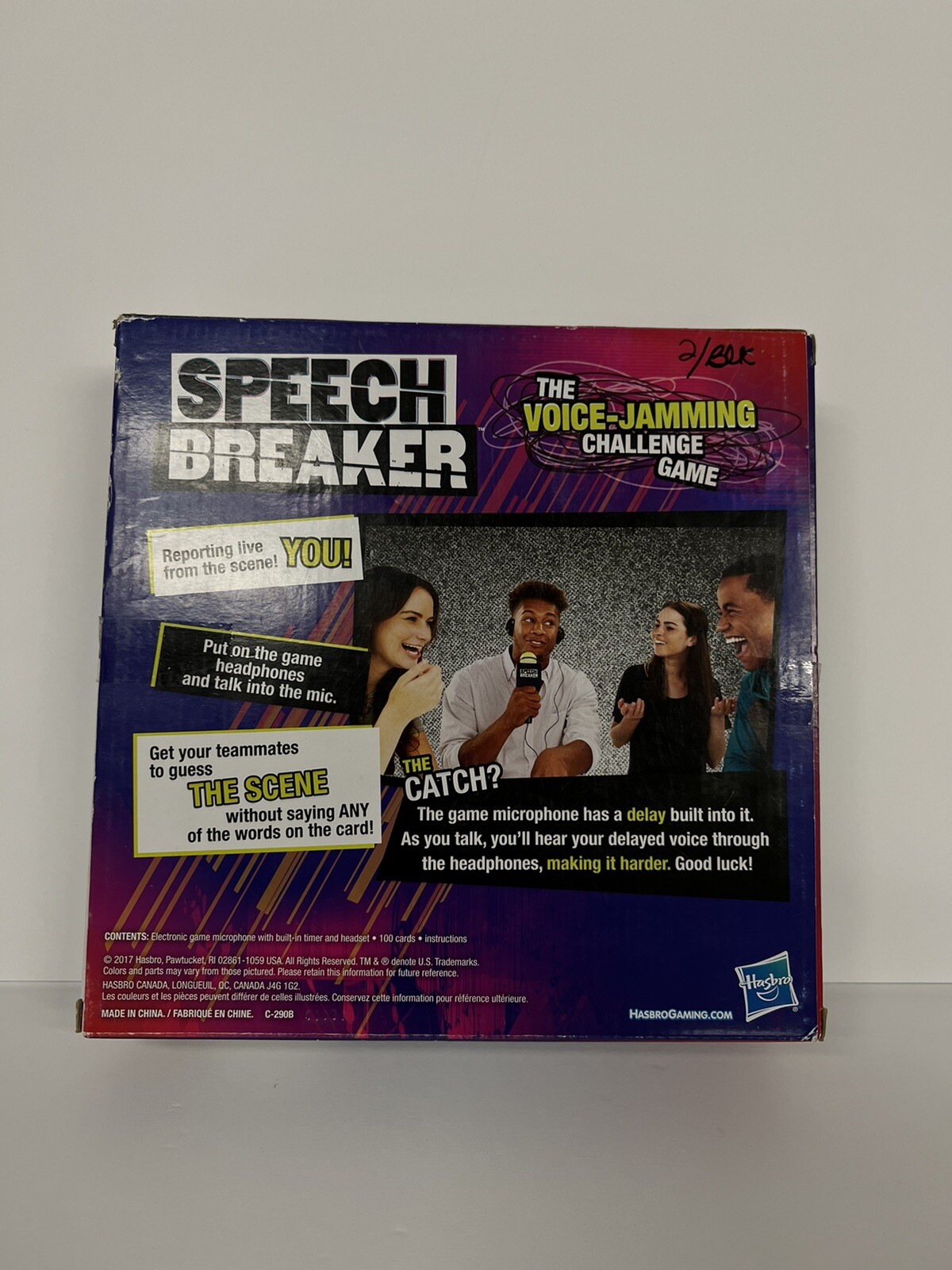 Hasbro Speech Breaker Party Family Game 14+ Years New-read Disc.