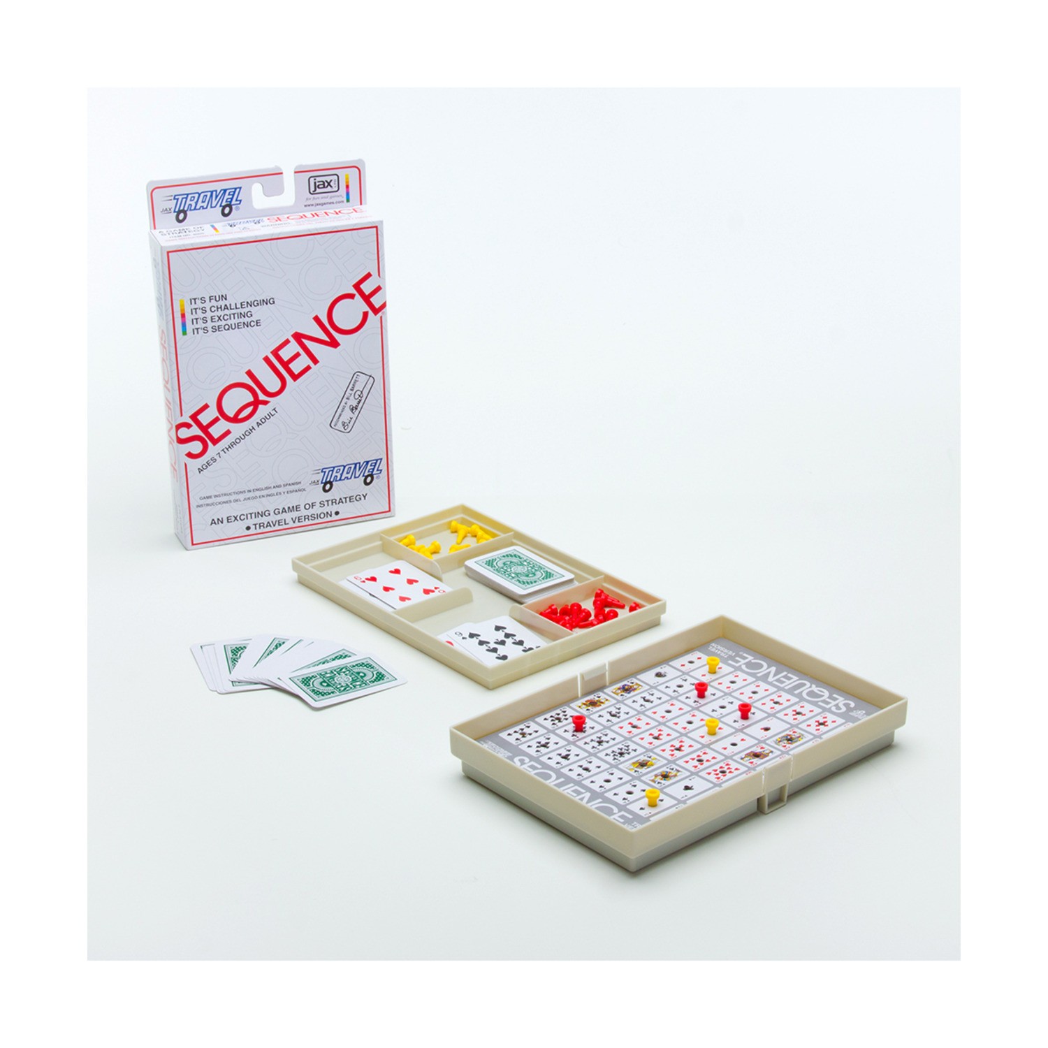Jax Boardgame Travel Sequence Box VG+/NM