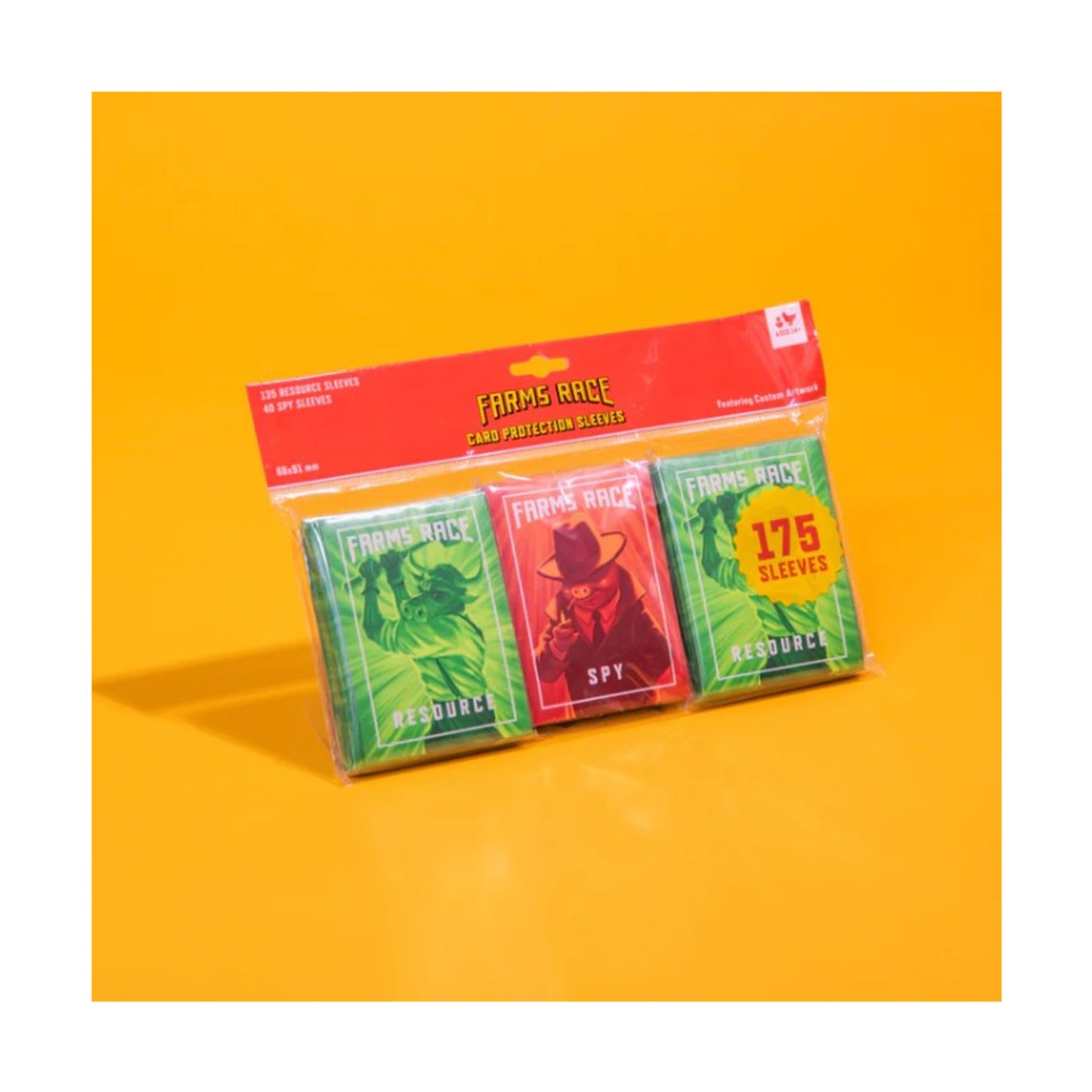 Medium Brow Board Games Farms Race – Card Sleeves (175) New