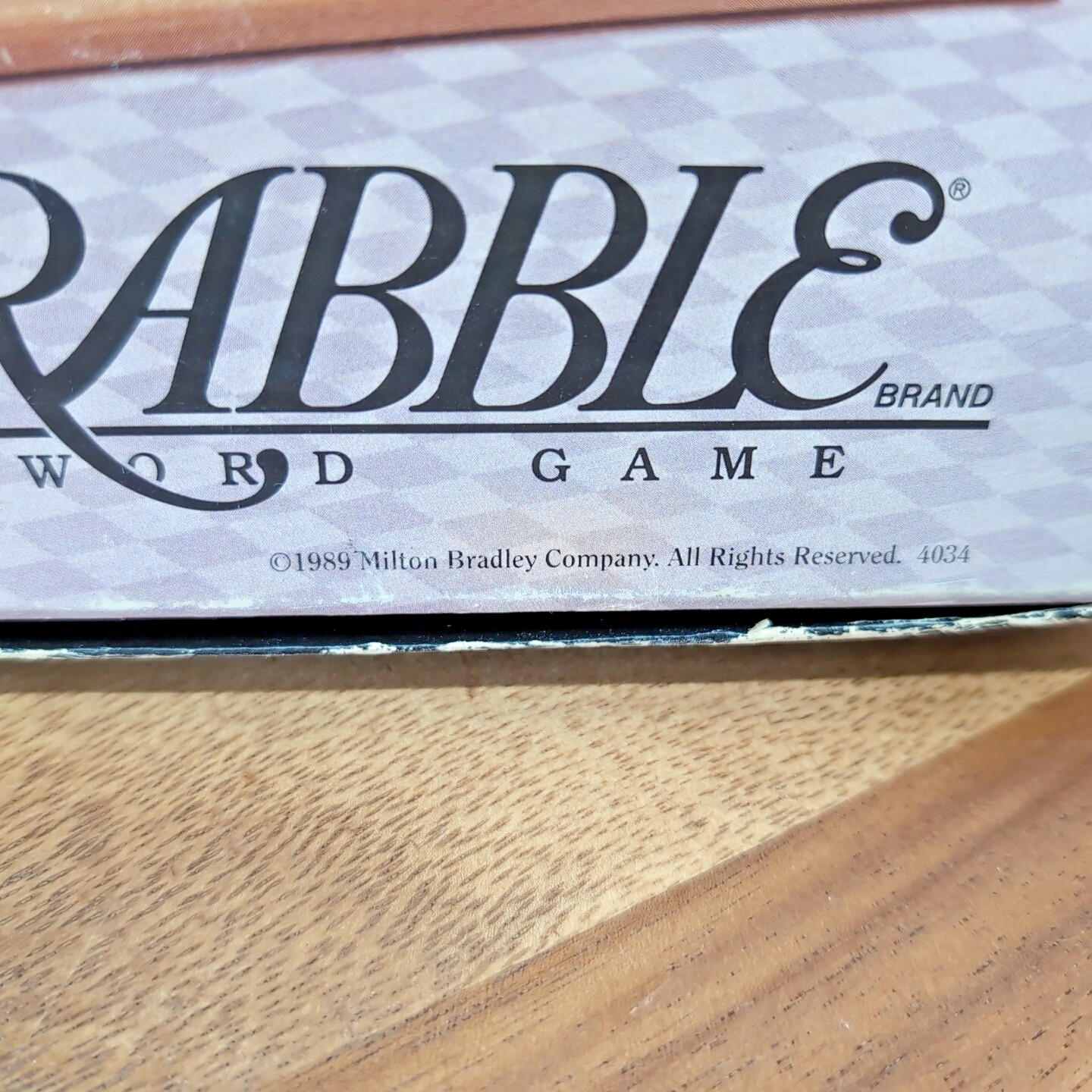 Vintage Scrabble Deluxe Edition 1989 Milton Bradley Rotating Board Complete