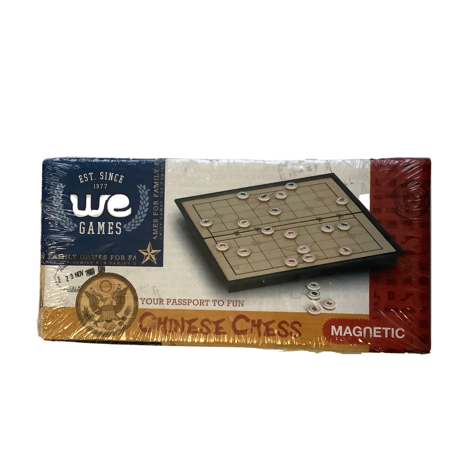 WE Games Magnetic Folding Chinese Chess Game Travel Set- 10 in