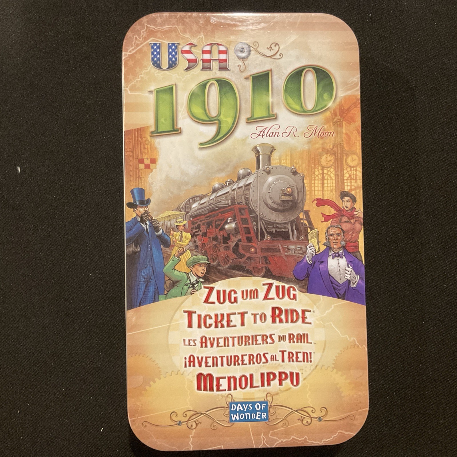 USA 1910 Zug Um Zug Ticket to Ride Expansion Pack Collectors Tin – Alan R. Moon