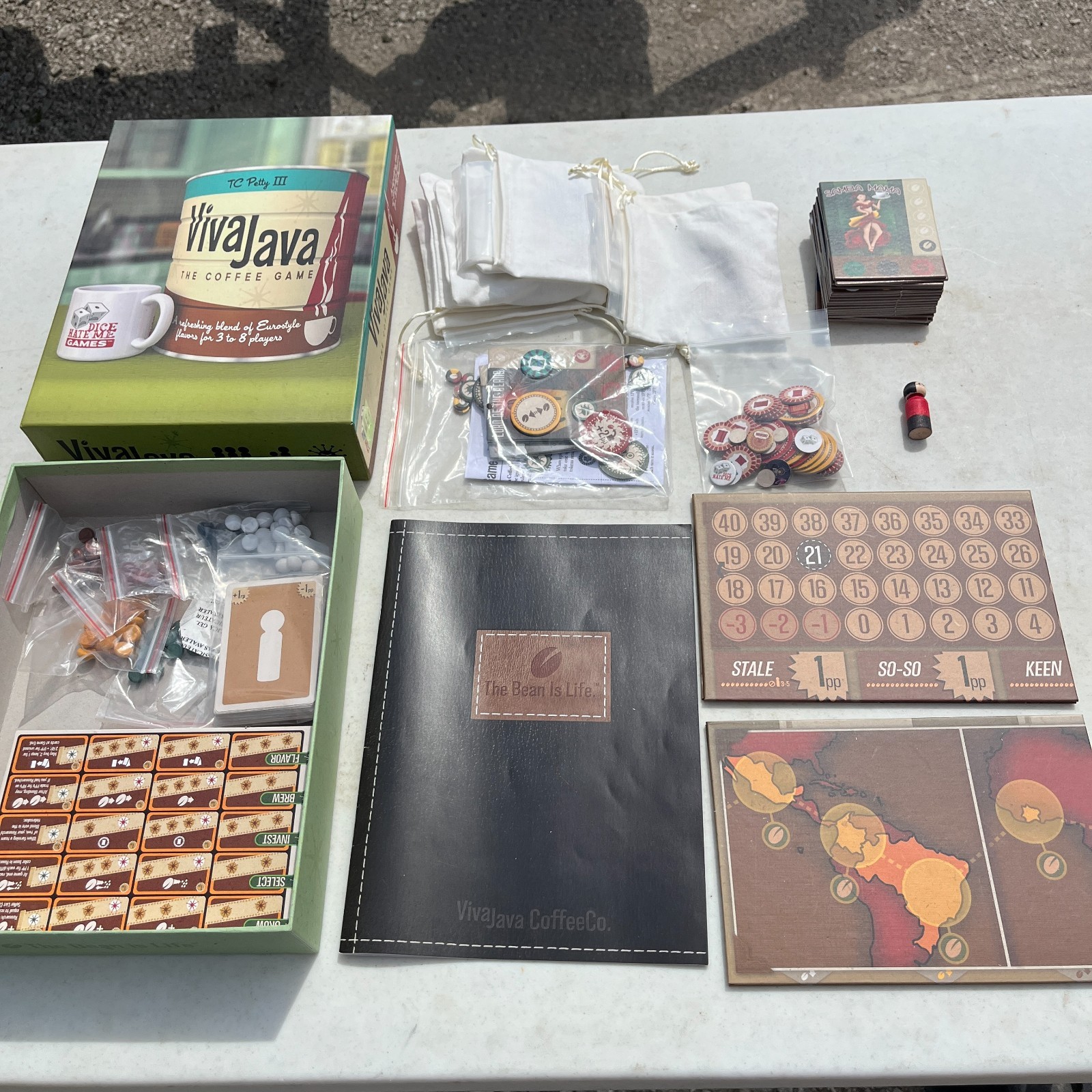 Viva Java: The Coffee Game Board Game – Complete – Mint