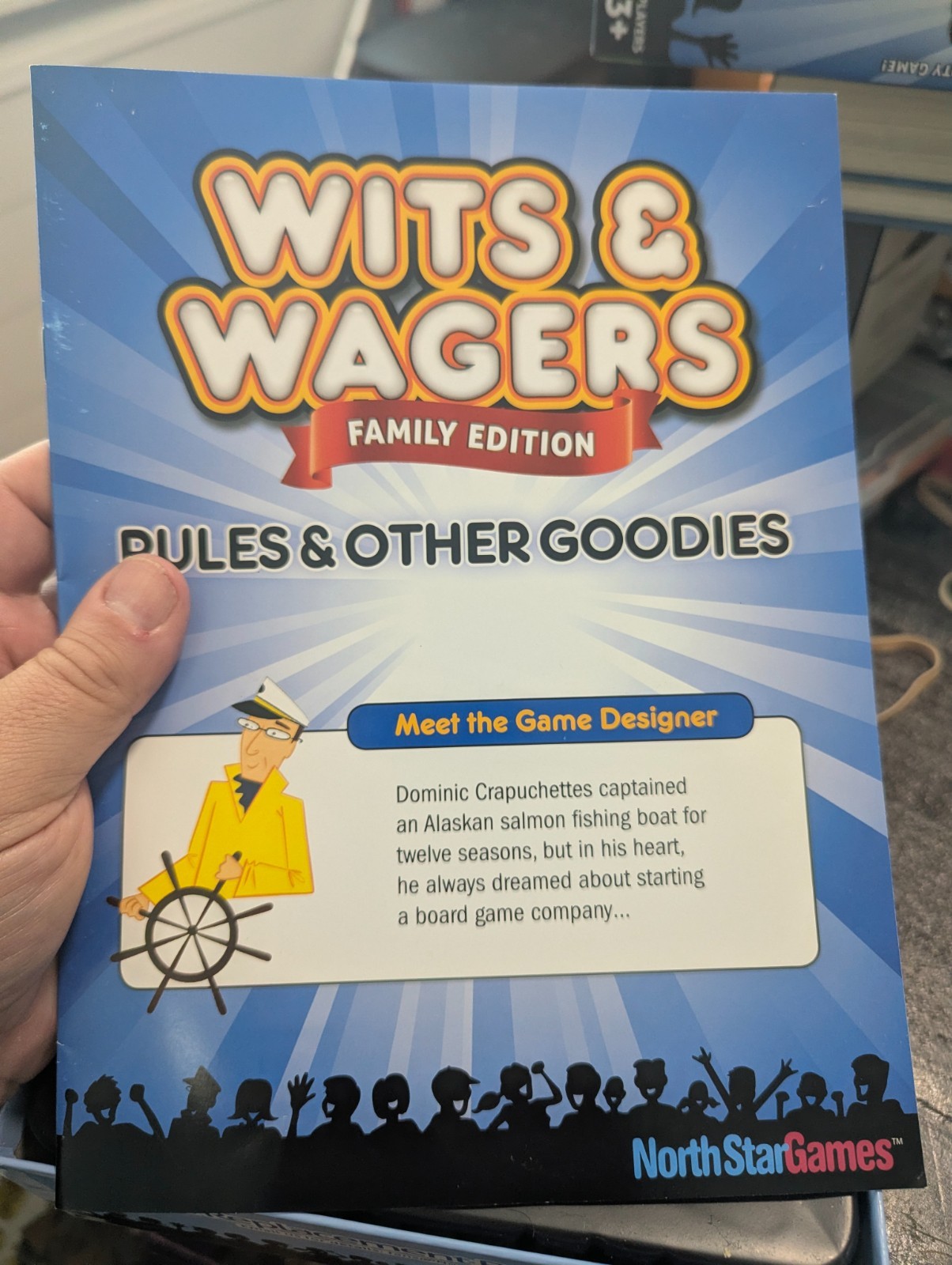 WITS & WAGERS Family Edition Board Game 100% COMPLETE 2013 MULTI AWARD WINNER