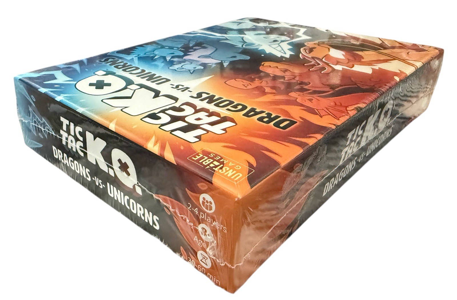 Tic Tac K.O. – Dragons vs Unicorns Board Game – Complete New 2021 Tee Turtle